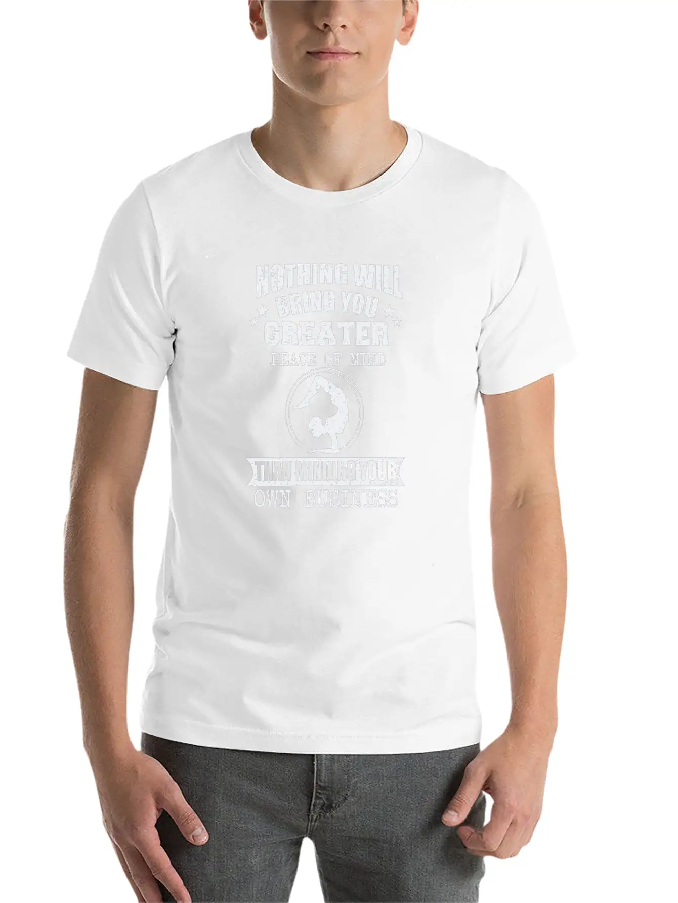 Minding Your Own Business Brings You Piece Of Mind Classic Cotton Tee – Unisex Comfort For Any Season