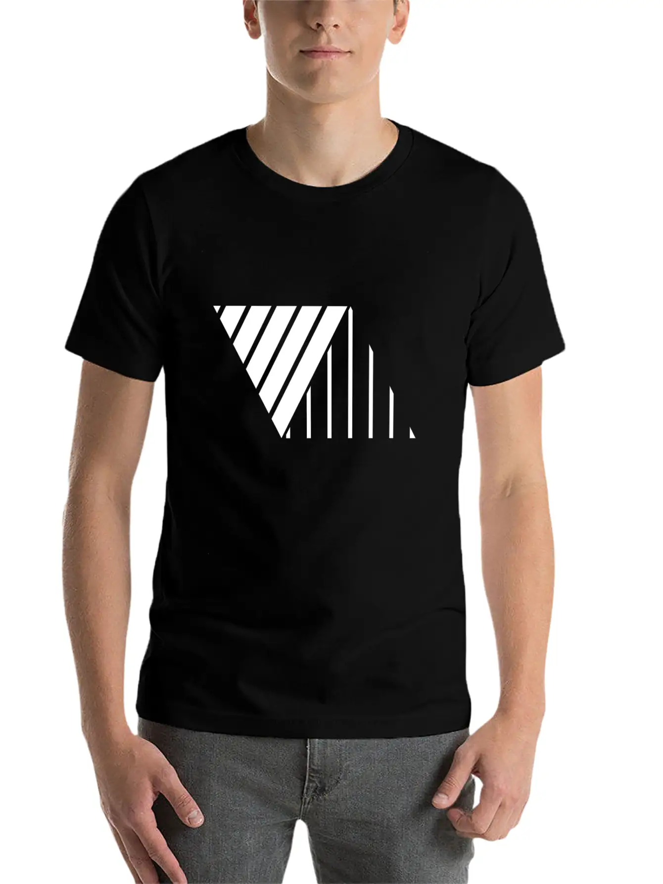 Minimal Geometric 238 Classic Cotton Tee – Unisex Comfort For Any Season