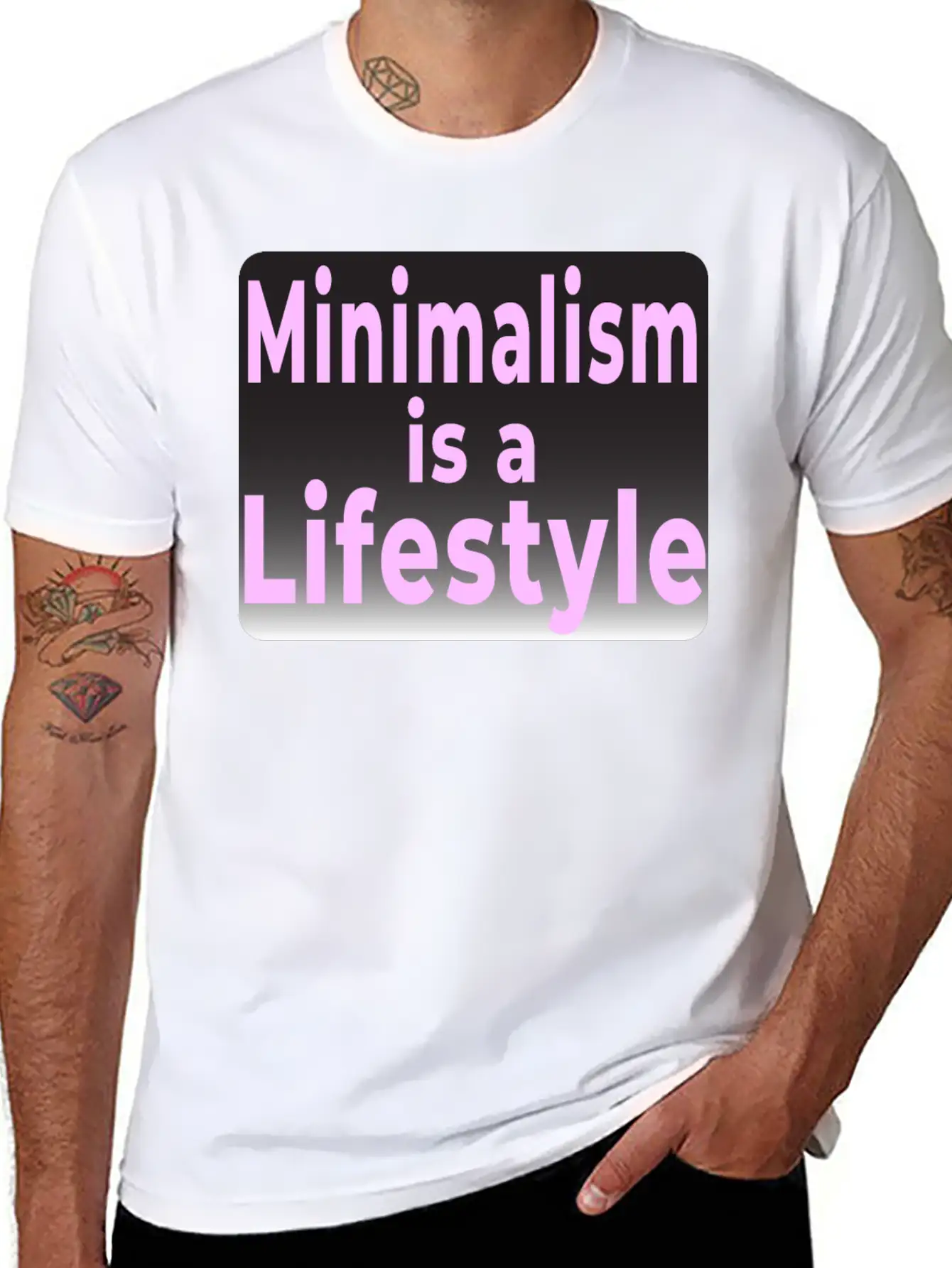 Minimalism Is A Lifestyle T-shirt Simple Everyday Graphic Tee – Lightweight Summer Wear