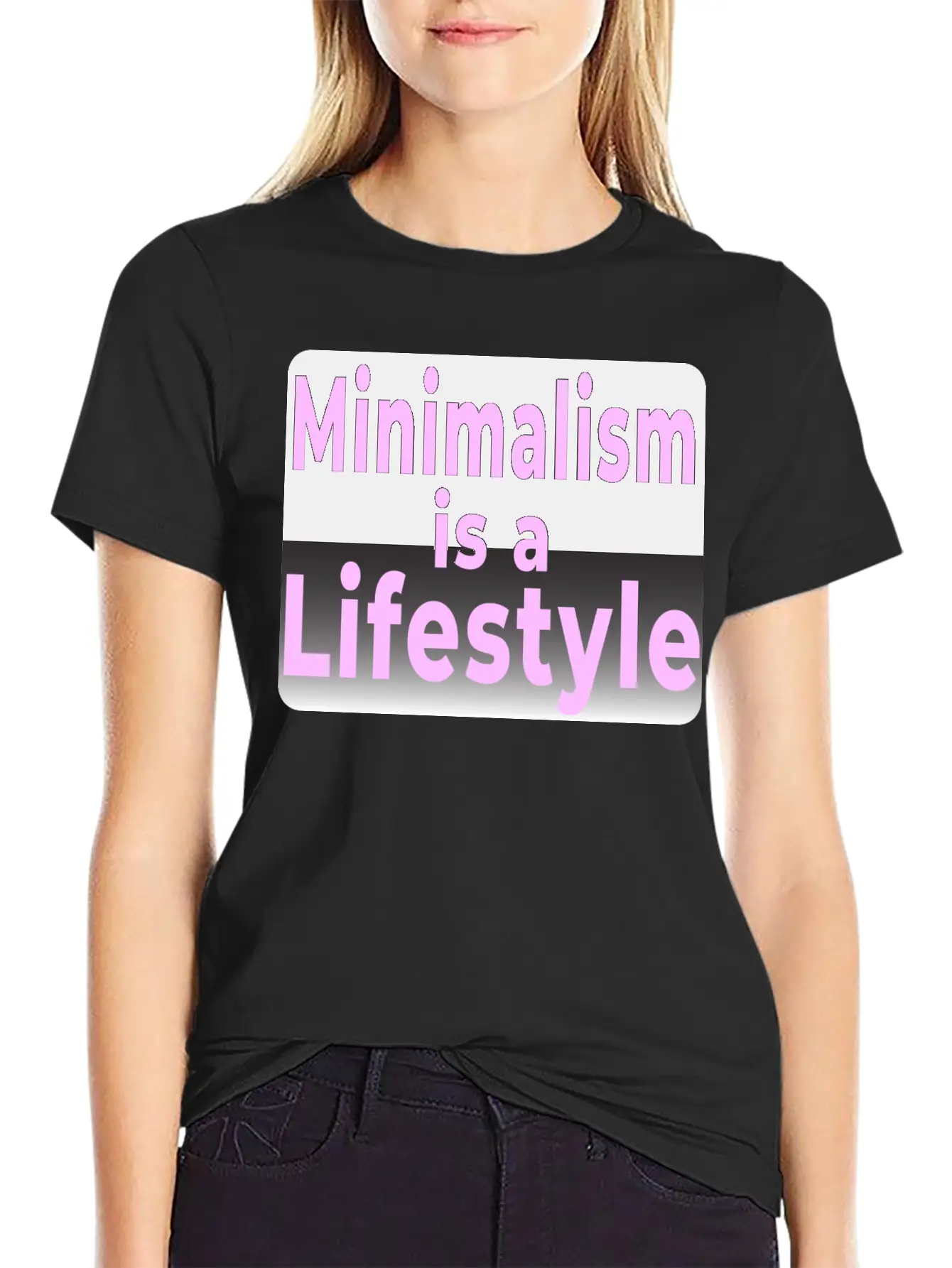 Minimalism Is A Lifestyle T-shirt Simple Everyday Graphic Tee – Lightweight Summer Wear