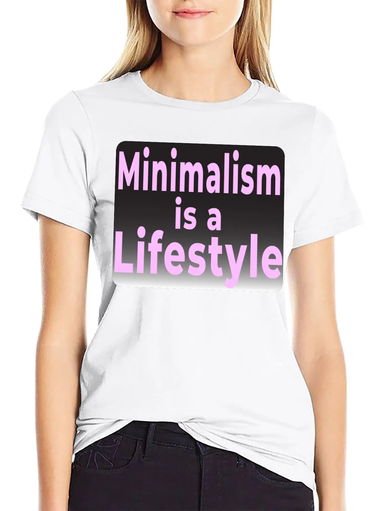 Minimalism Is A Lifestyle T-shirt Simple Everyday Graphic Tee – Lightweight Summer Wear