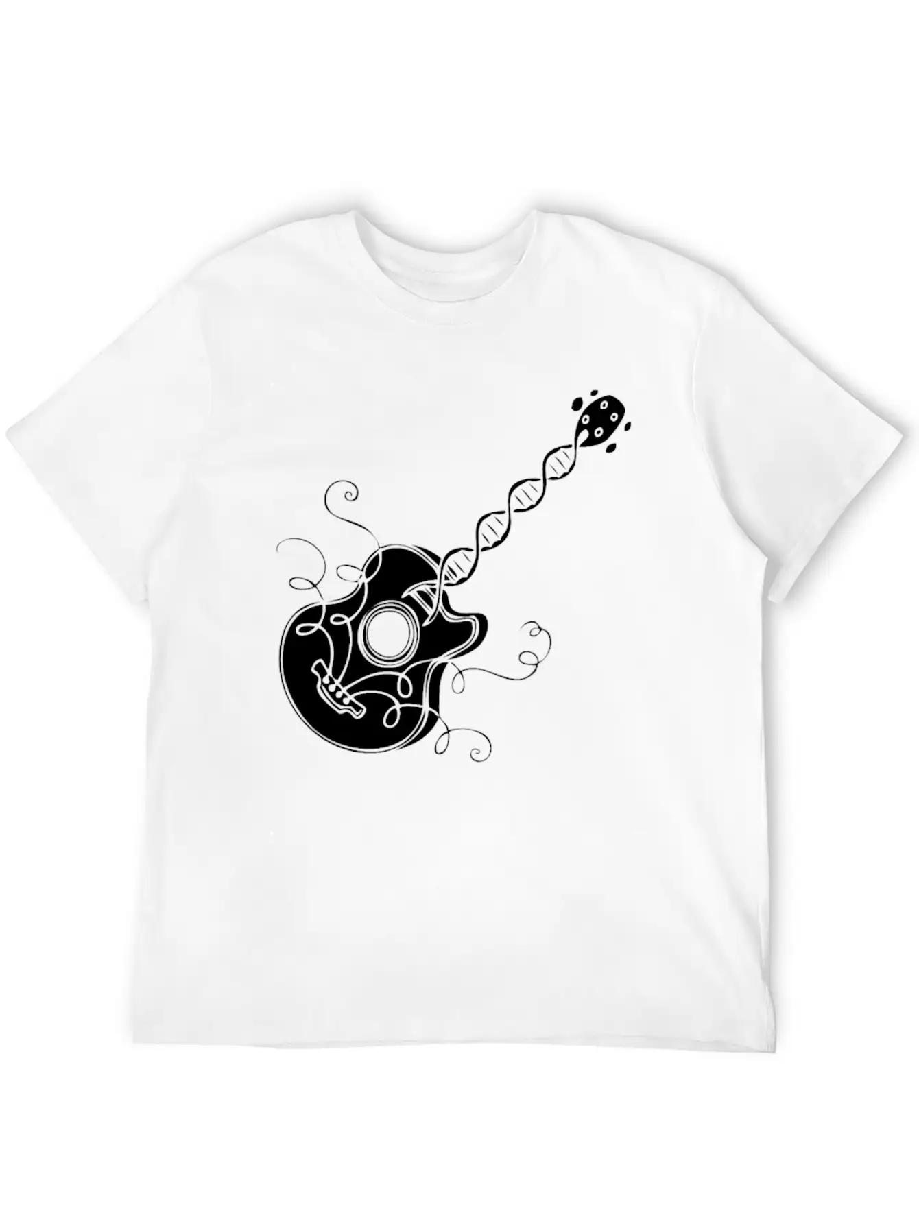 Music In The DNA Casual Graphic T-Shirt – Simple And Comfortable Daily Wear