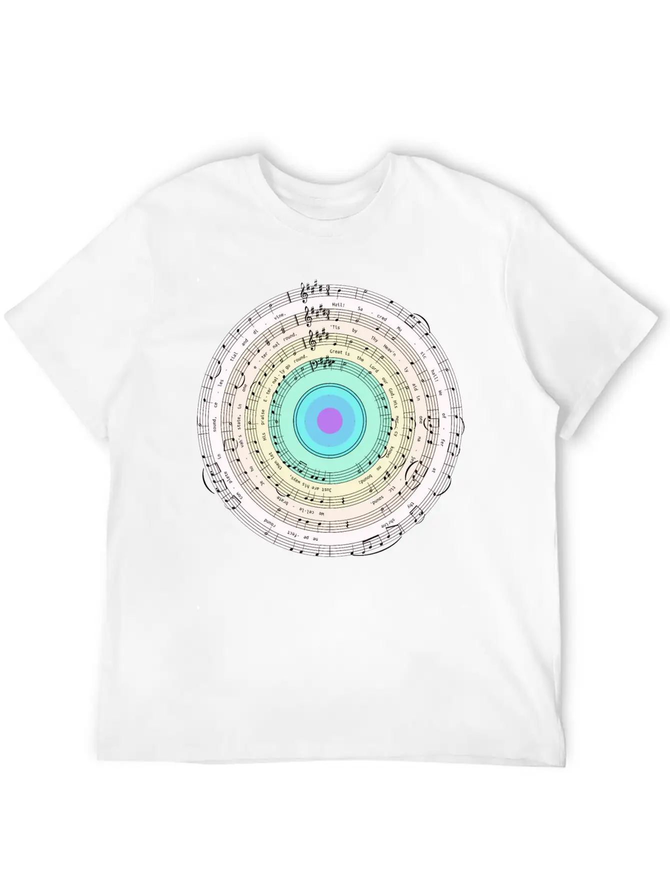 Music Target Casual Graphic T-Shirt – Simple And Comfortable Daily Wear