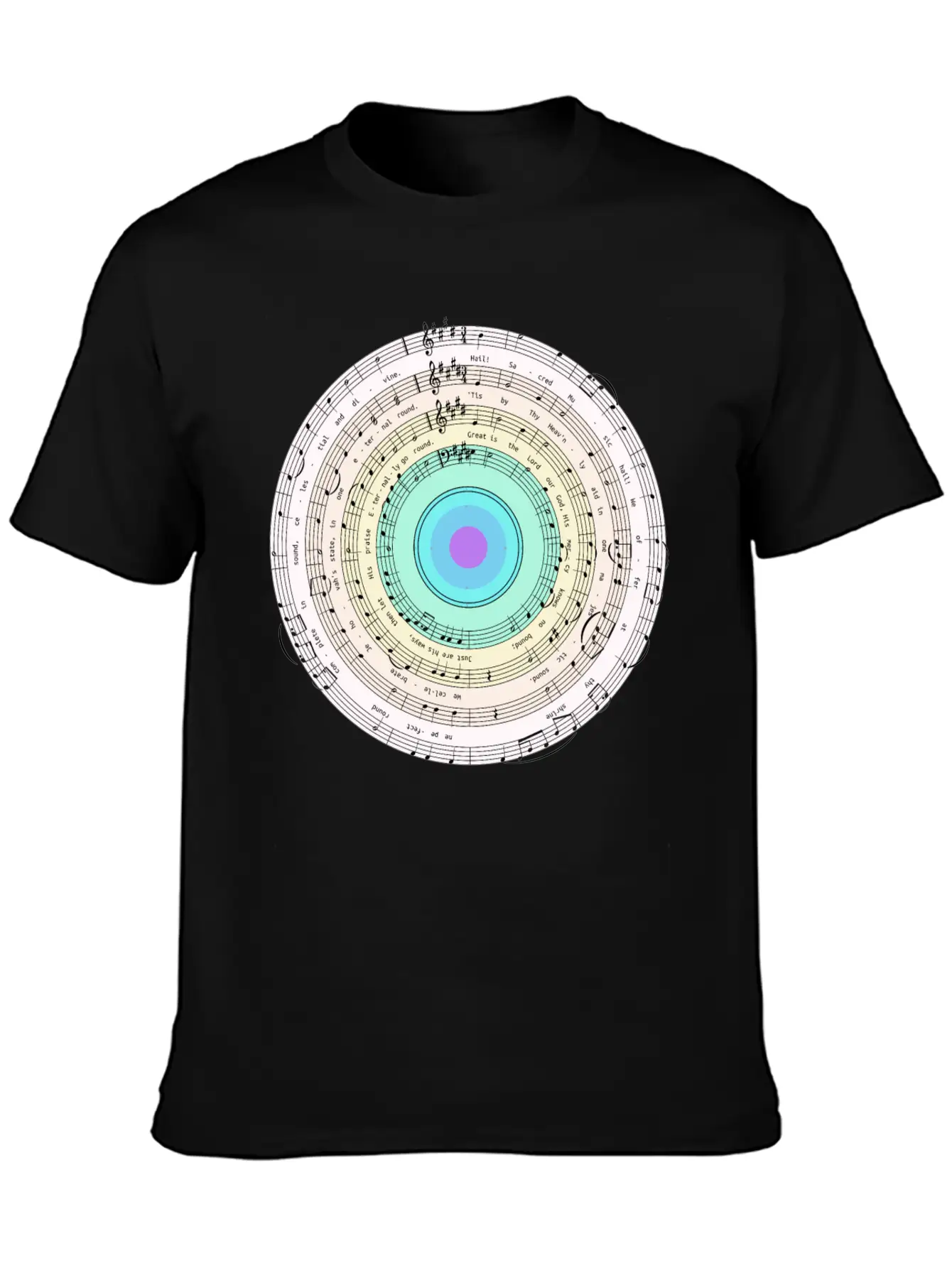 Music Target Casual Graphic T-Shirt – Simple And Comfortable Daily Wear
