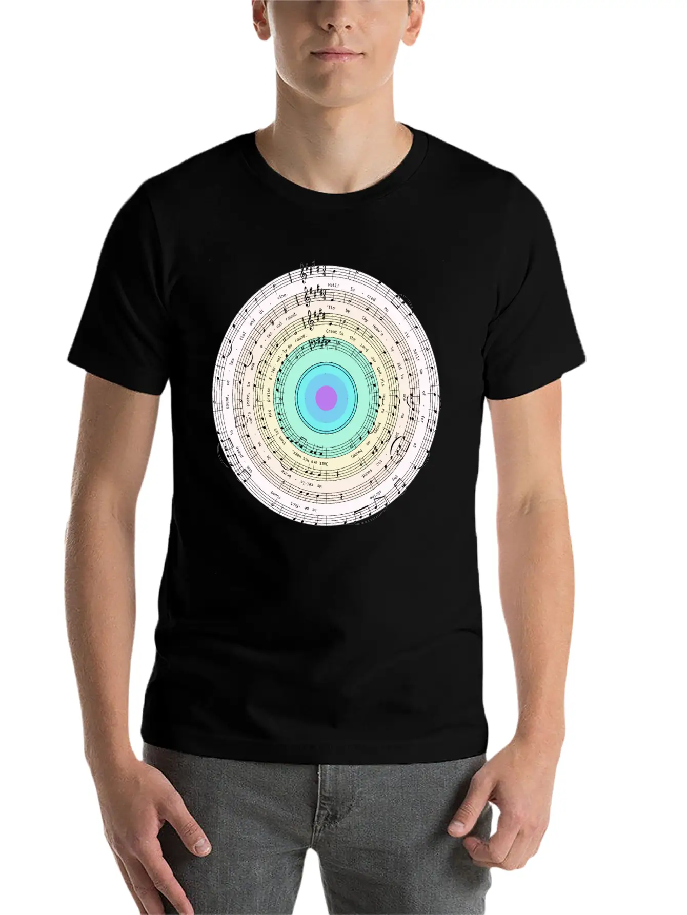 Music Target Casual Graphic T-Shirt – Simple And Comfortable Daily Wear