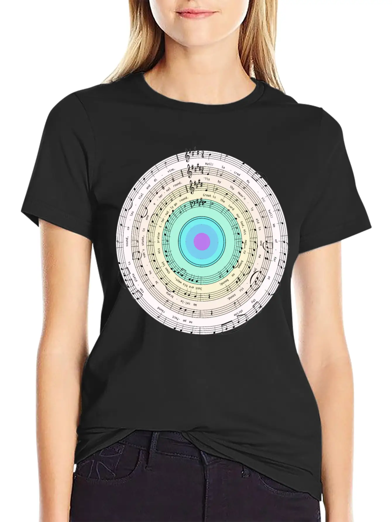 Music Target Casual Graphic T-Shirt – Simple And Comfortable Daily Wear