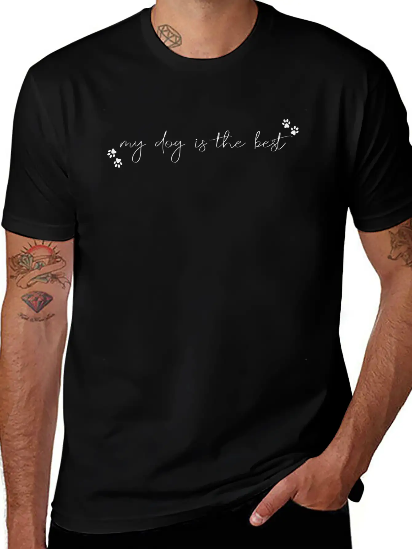 My Dog Is The Best Casual Graphic T-Shirt – Simple And Comfortable Daily Wear