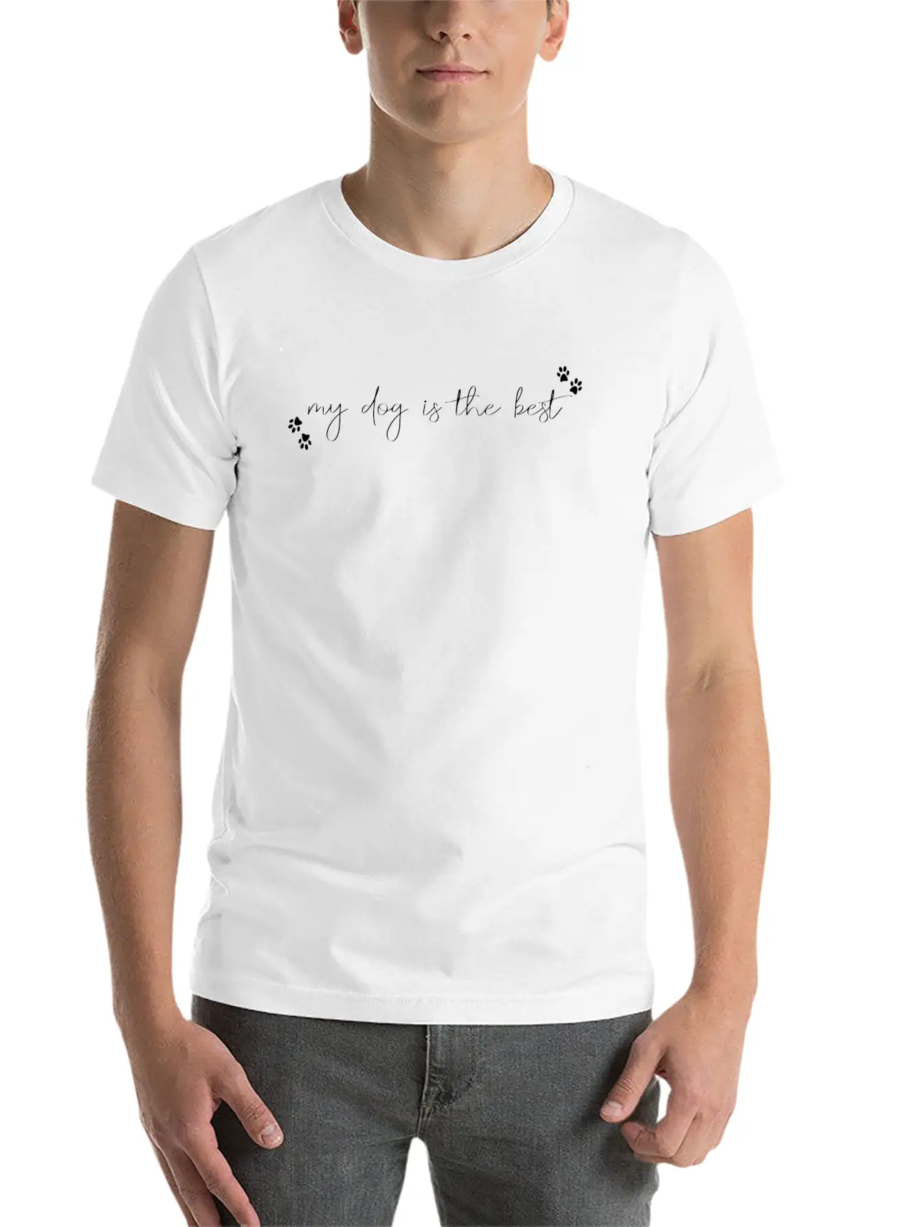 My Dog Is The Best Casual Graphic T-Shirt – Simple And Comfortable Daily Wear