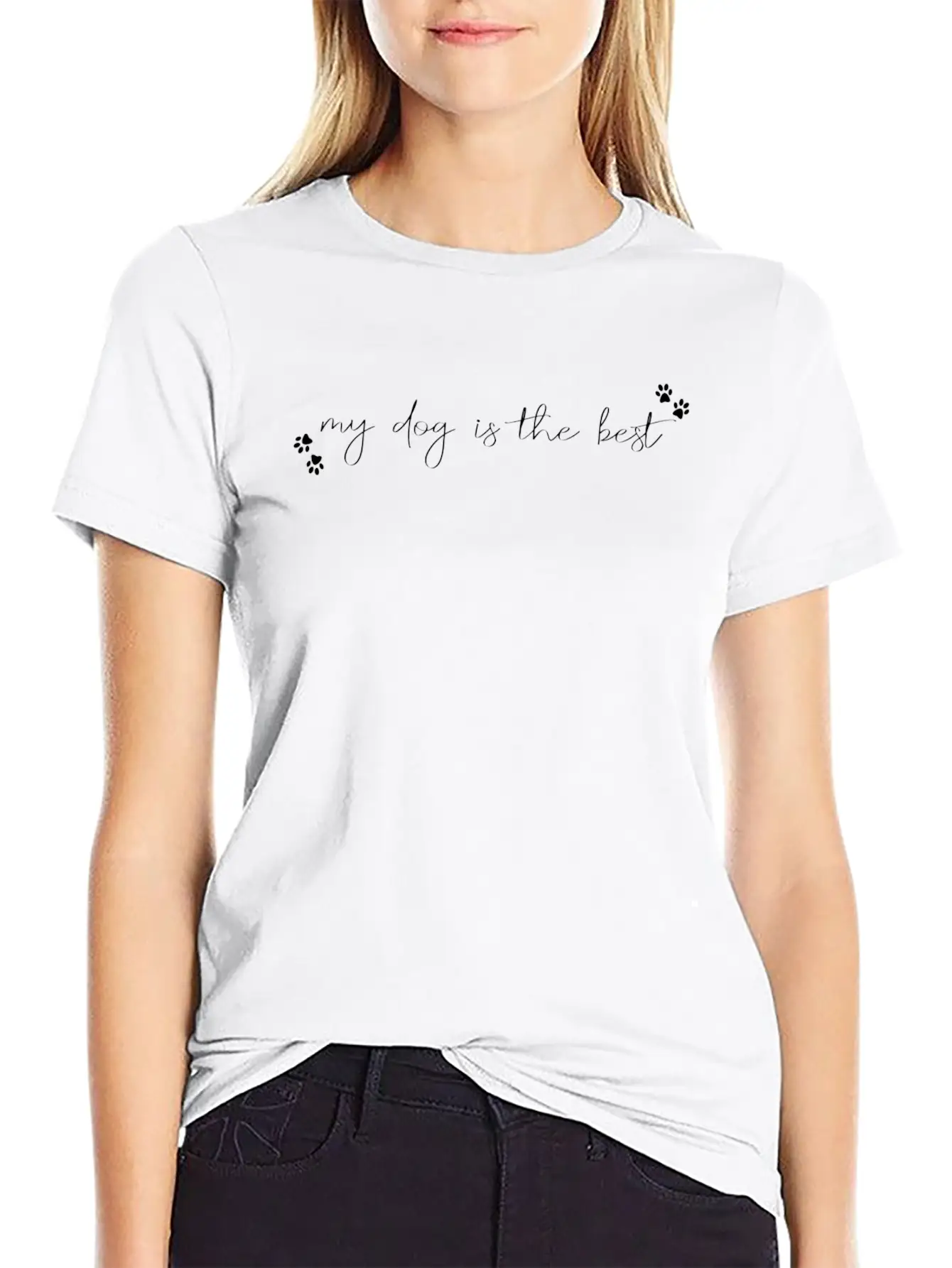 My Dog Is The Best Casual Graphic T-Shirt – Simple And Comfortable Daily Wear