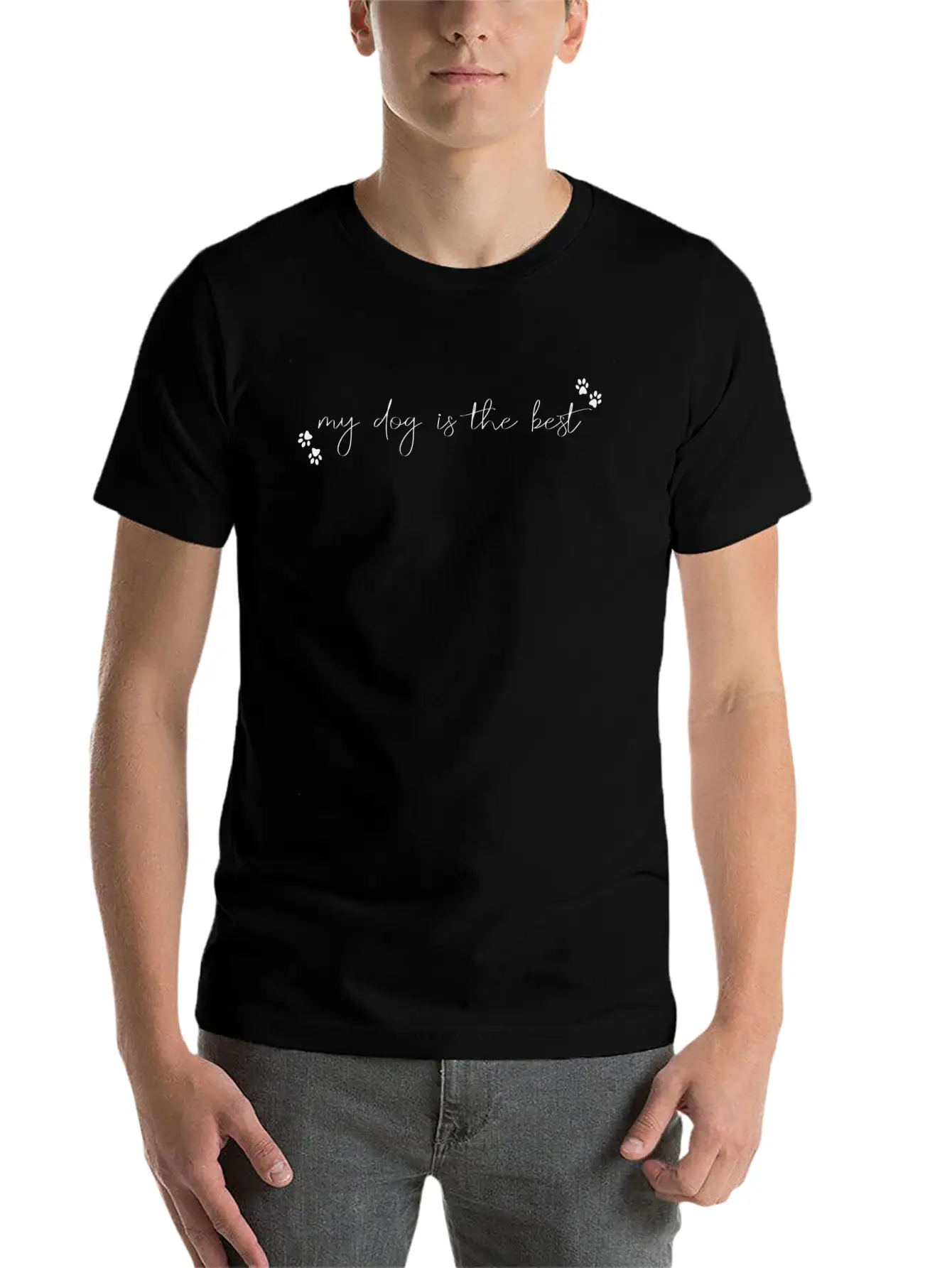 My Dog Is The Best Casual Graphic T-Shirt – Simple And Comfortable Daily Wear