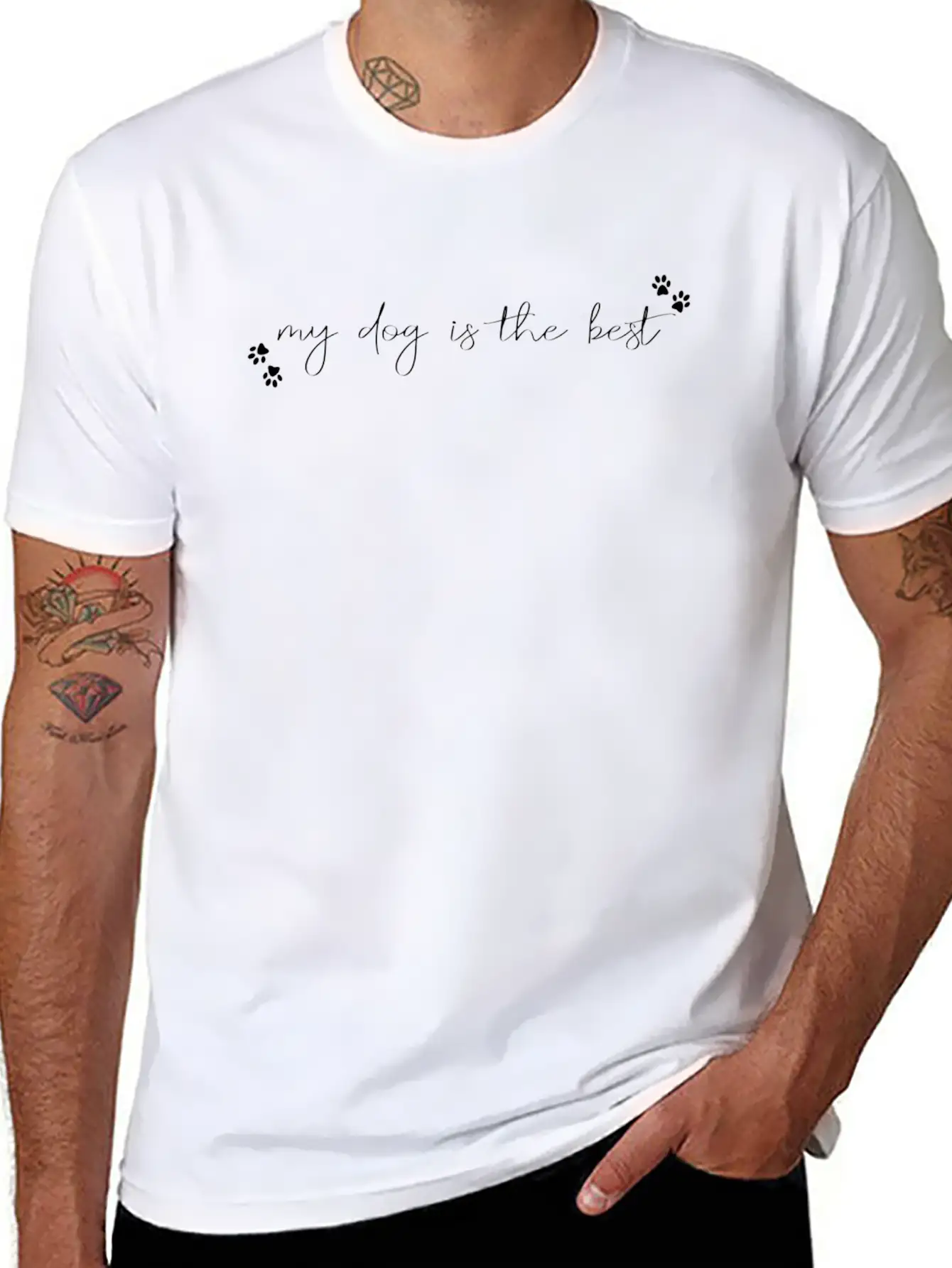 My Dog Is The Best Casual Graphic T-Shirt – Simple And Comfortable Daily Wear