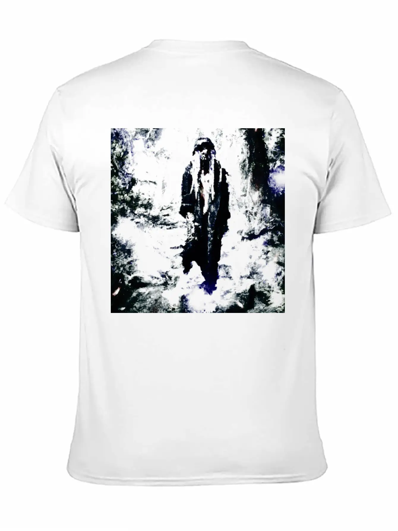 Mysterious Hooded Figure In Enchanted Forest Classic Cotton Tee – Unisex Comfort For Any Season