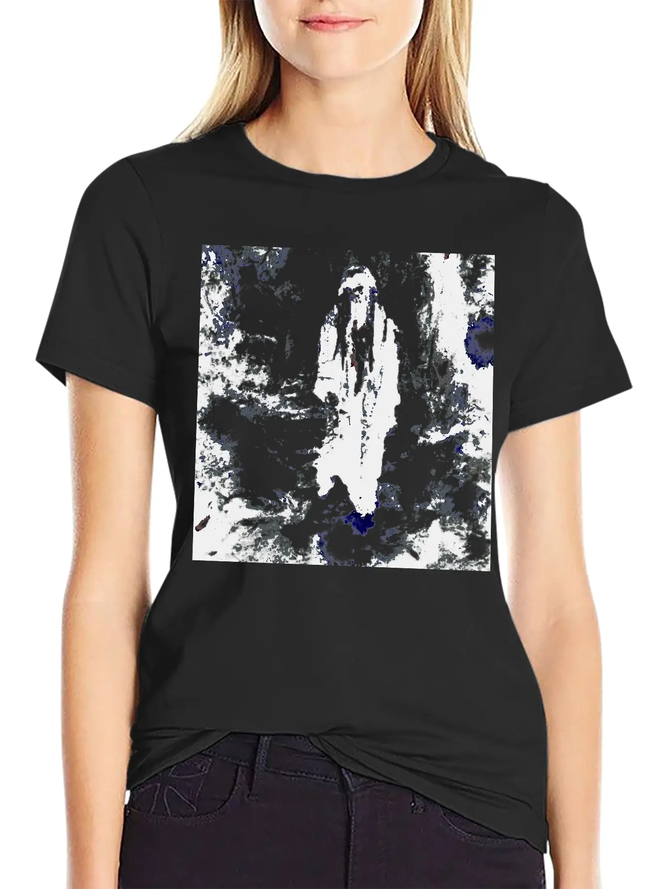 Mysterious Hooded Figure In Enchanted Forest Classic Cotton Tee – Unisex Comfort For Any Season