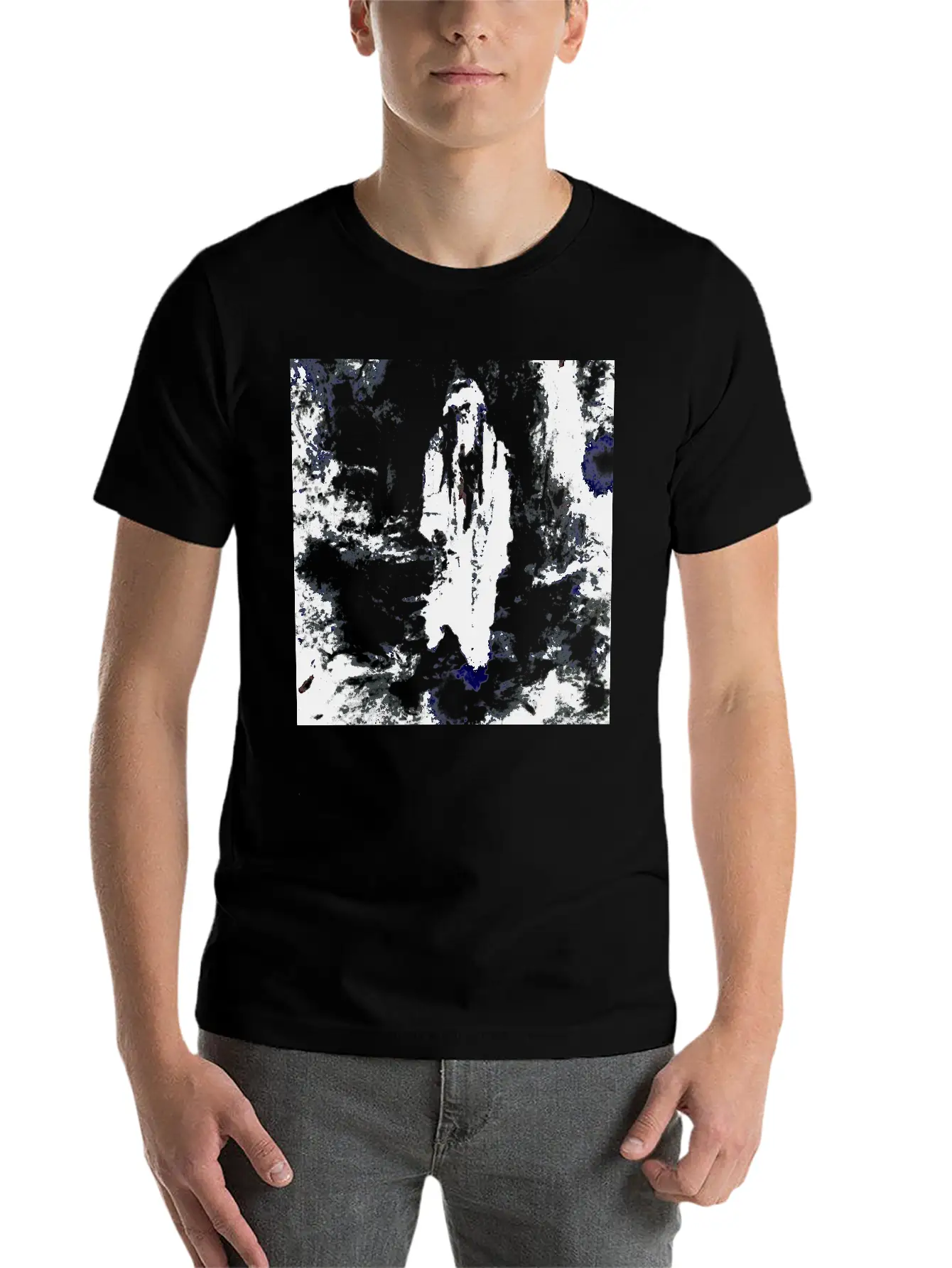 Mysterious Hooded Figure In Enchanted Forest Classic Cotton Tee – Unisex Comfort For Any Season