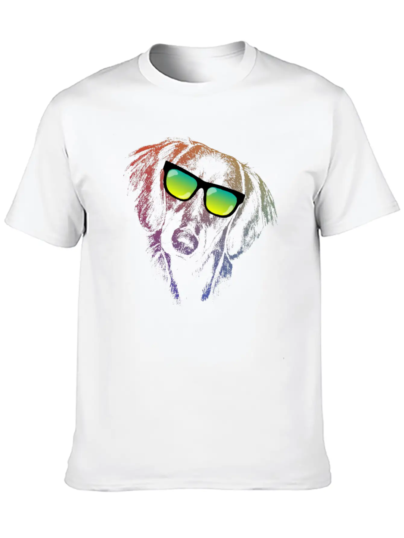 Neon Dachhund Dog Lover Casual Graphic T-Shirt – Simple And Comfortable Daily Wear