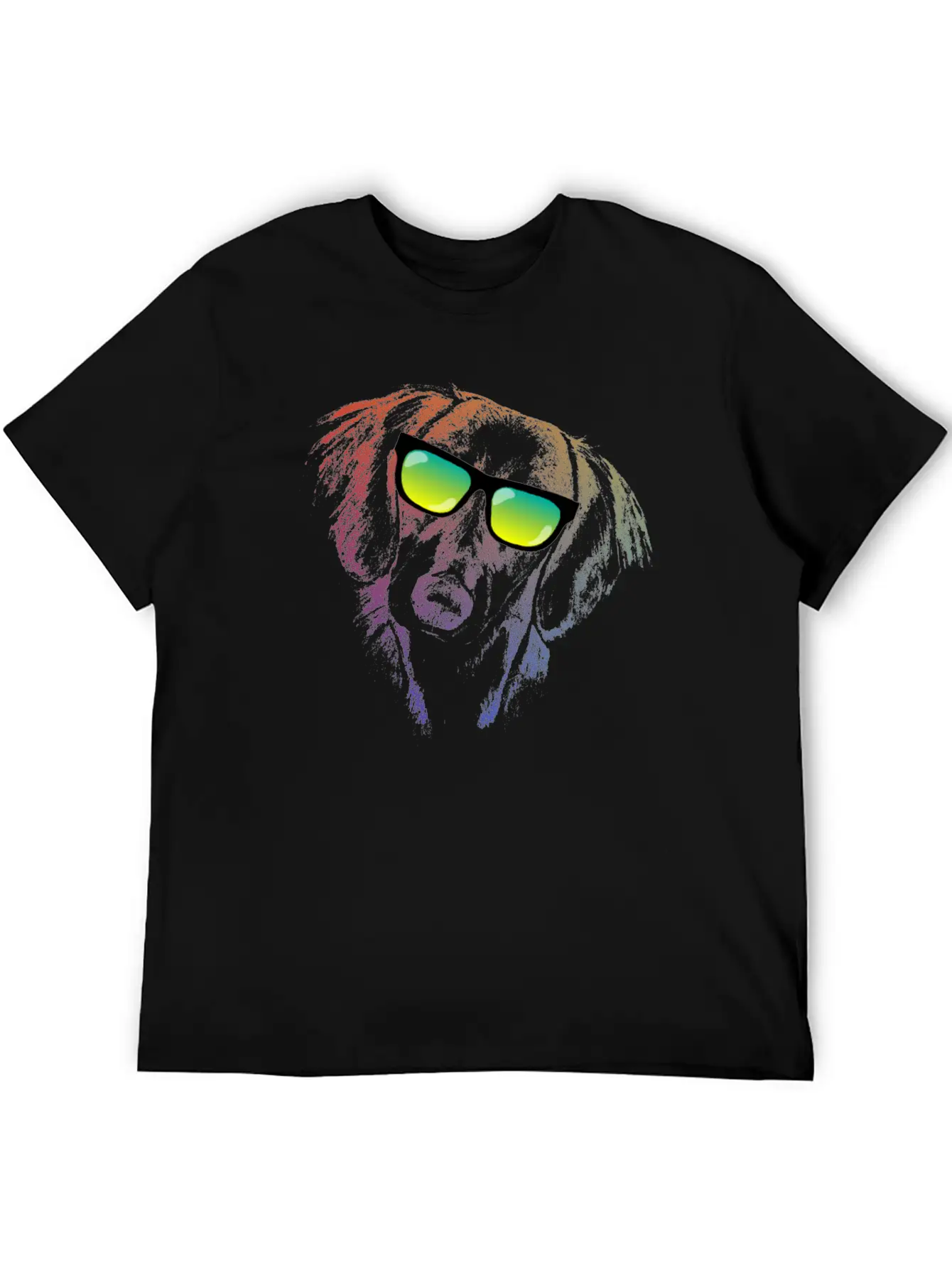 Neon Dachhund Dog Lover Casual Graphic T-Shirt – Simple And Comfortable Daily Wear