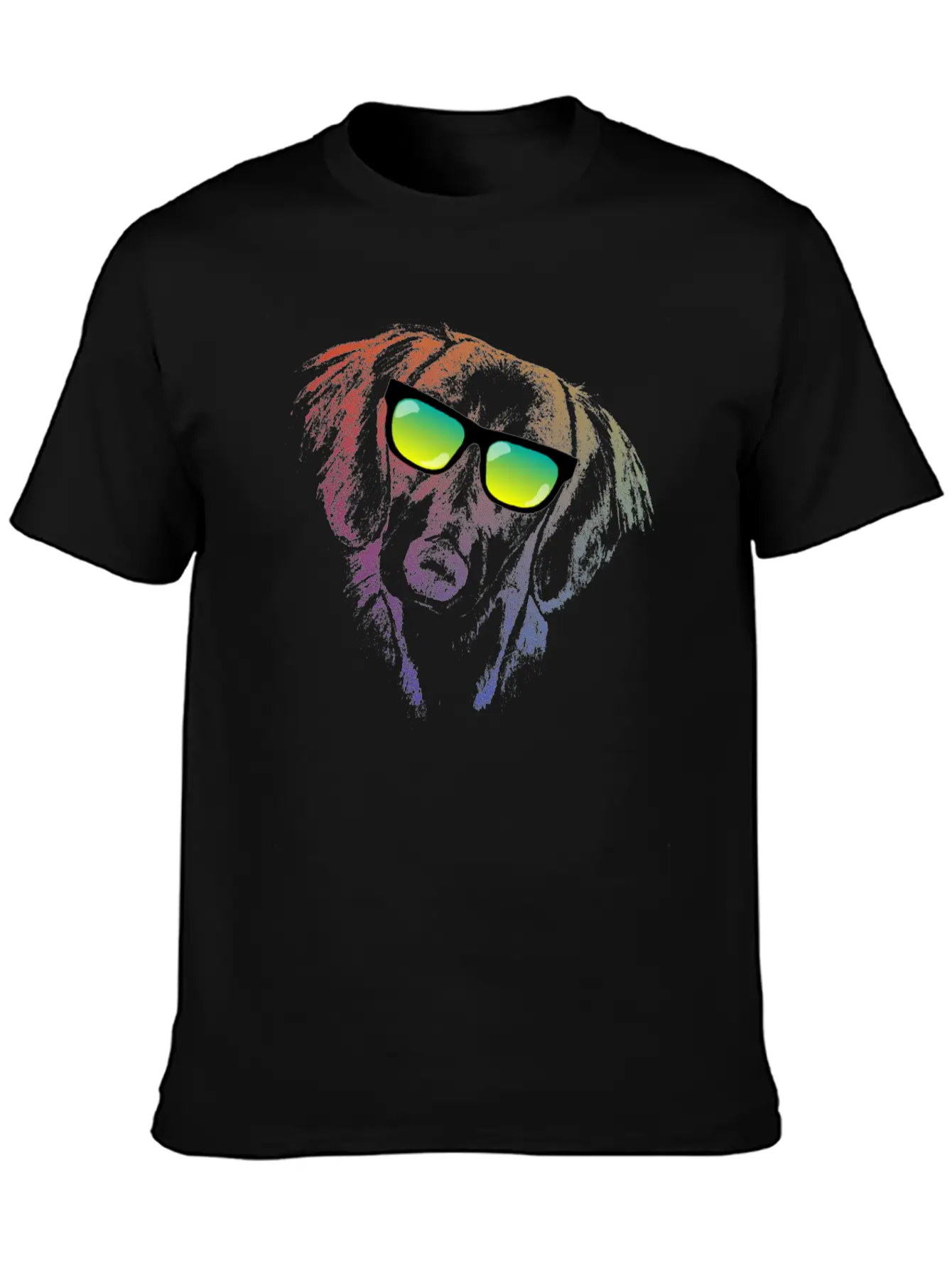 Neon Dachhund Dog Lover Casual Graphic T-Shirt – Simple And Comfortable Daily Wear