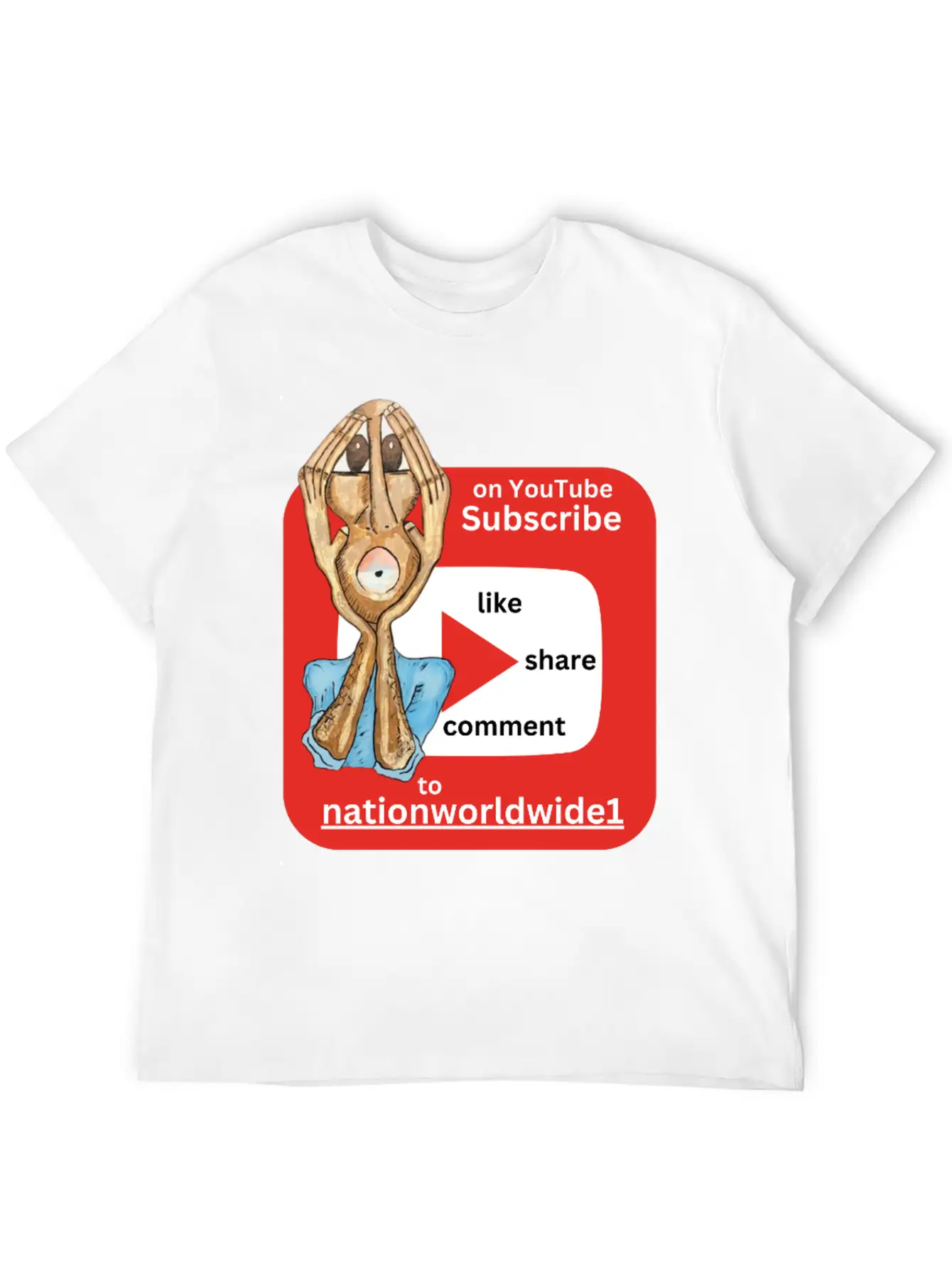 No Seconds, On Youtube Essential Unisex Summer Tee – Soft Cotton Casual Fit