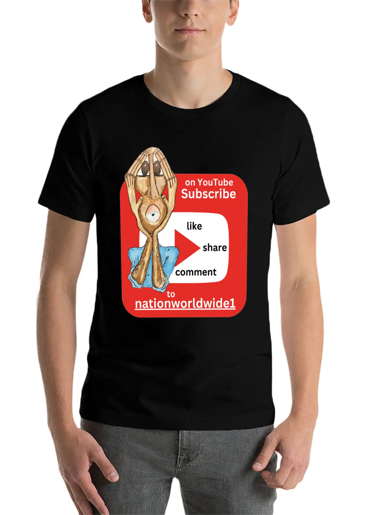 No Seconds, On Youtube Essential Unisex Summer Tee – Soft Cotton Casual Fit