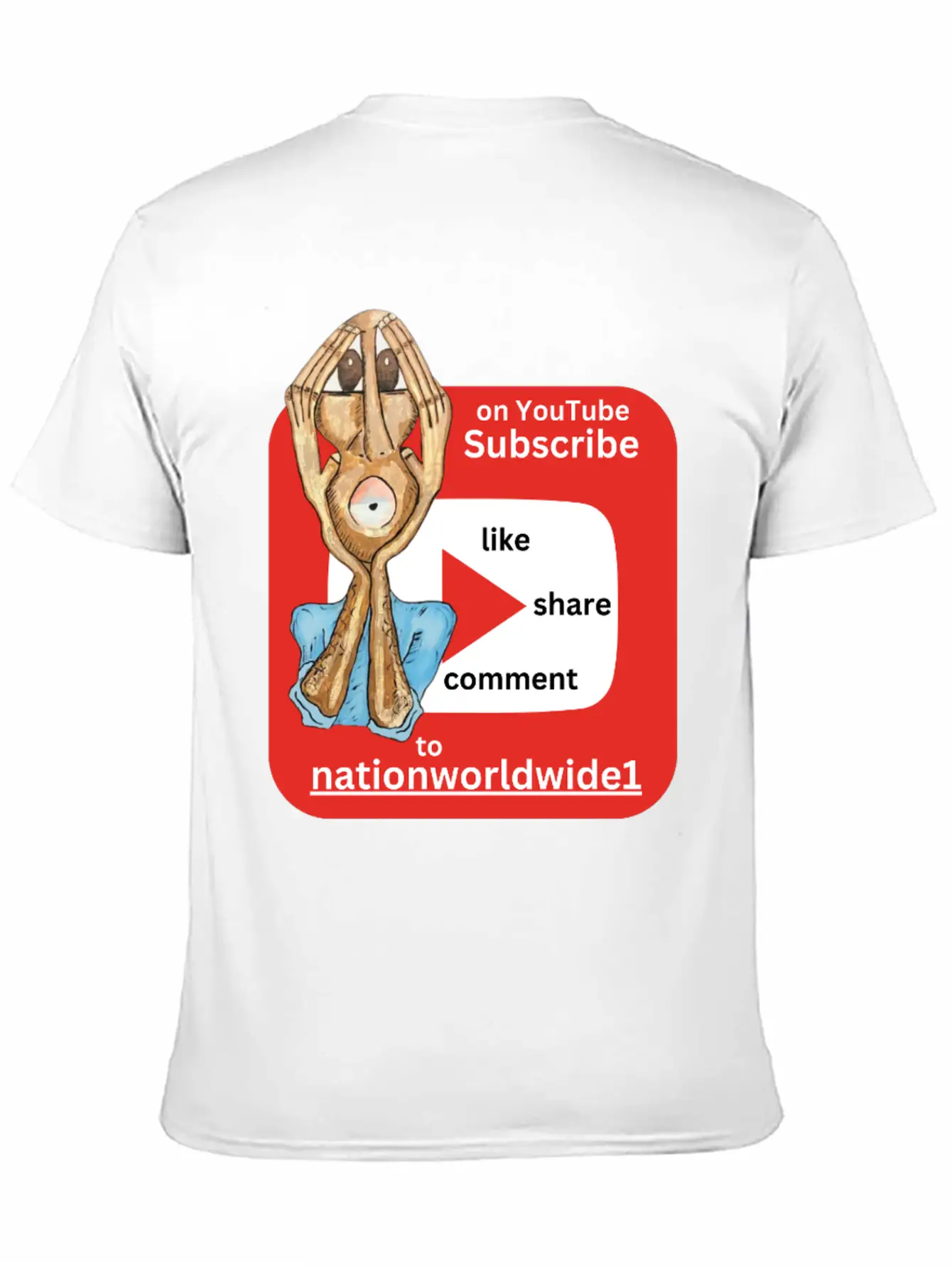 No Seconds, On Youtube Essential Unisex Summer Tee – Soft Cotton Casual Fit