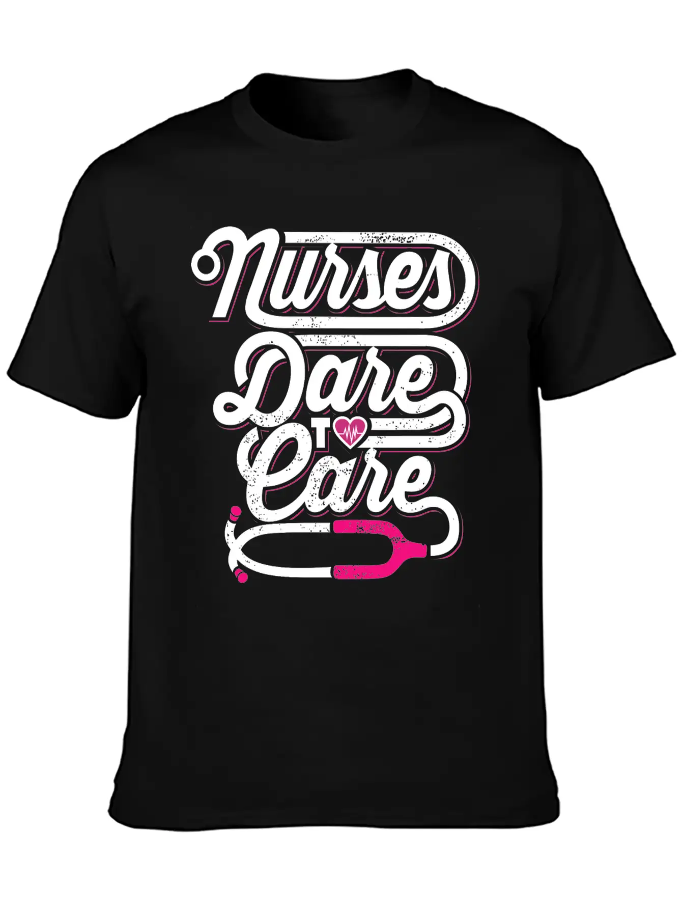 Nurses Dare To Care Nursing Hospital Classic Cotton Tee – Unisex Comfort For Any Season