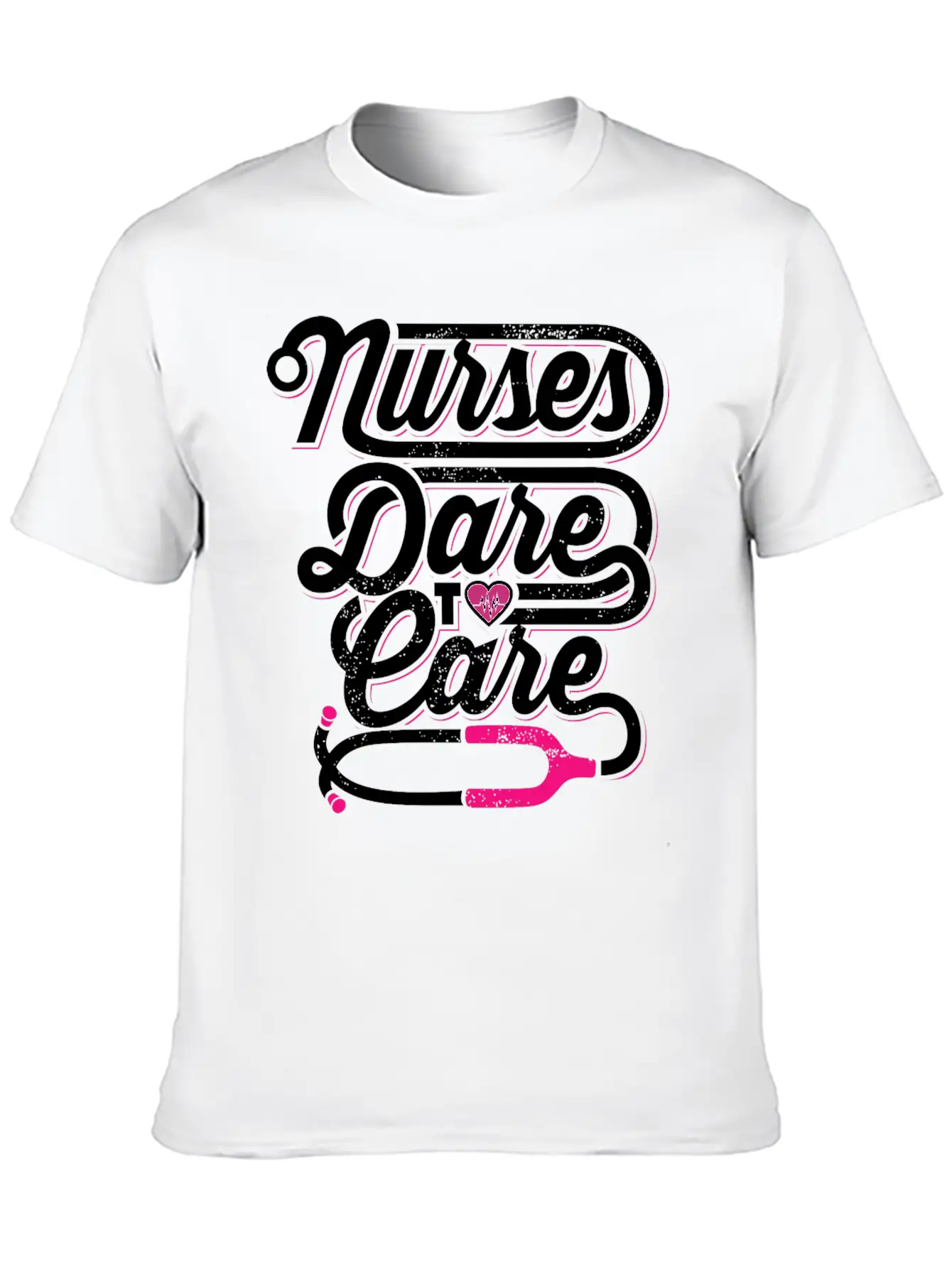 Nurses Dare To Care Nursing Hospital Classic Cotton Tee – Unisex Comfort For Any Season