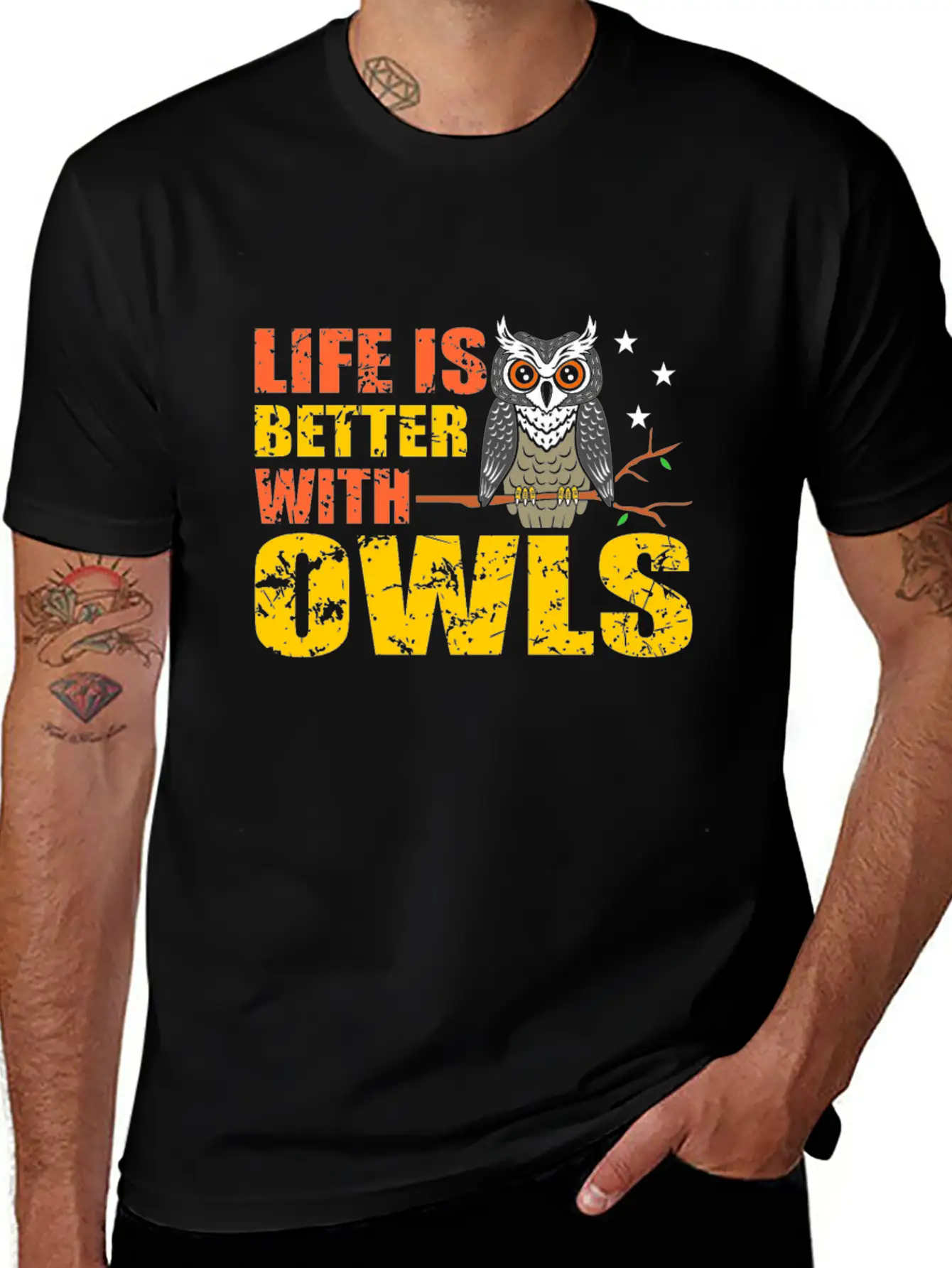 Owl Classic Cotton Tee – Unisex Comfort For Any Season