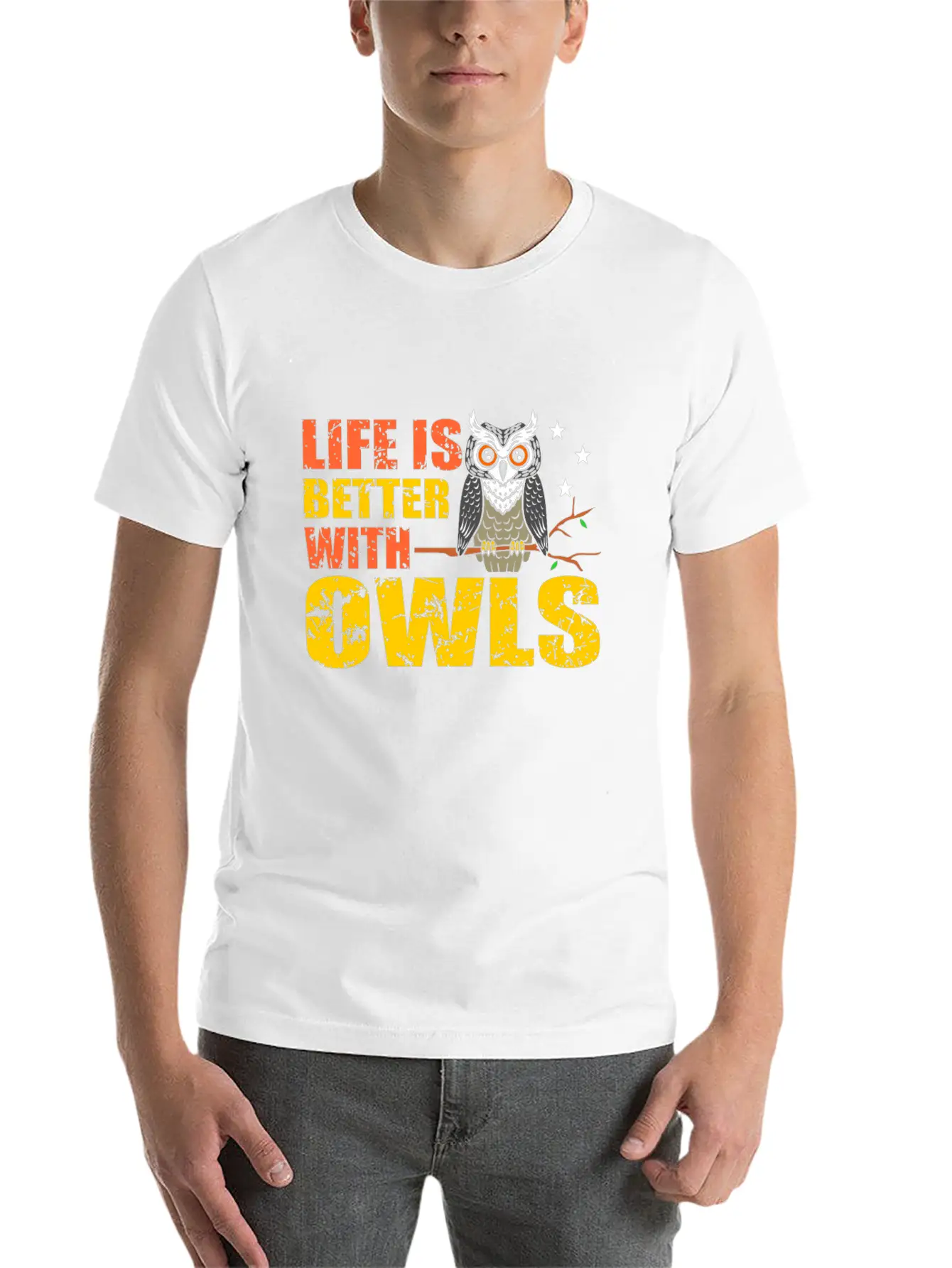 Owl Classic Cotton Tee – Unisex Comfort For Any Season