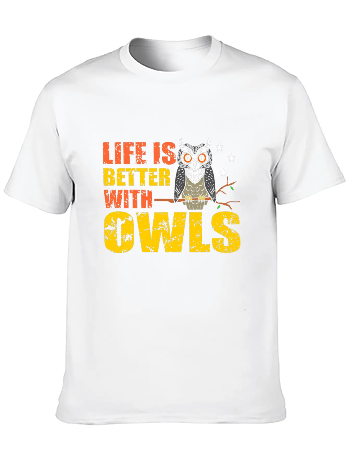 Owl Classic Cotton Tee – Unisex Comfort For Any Season