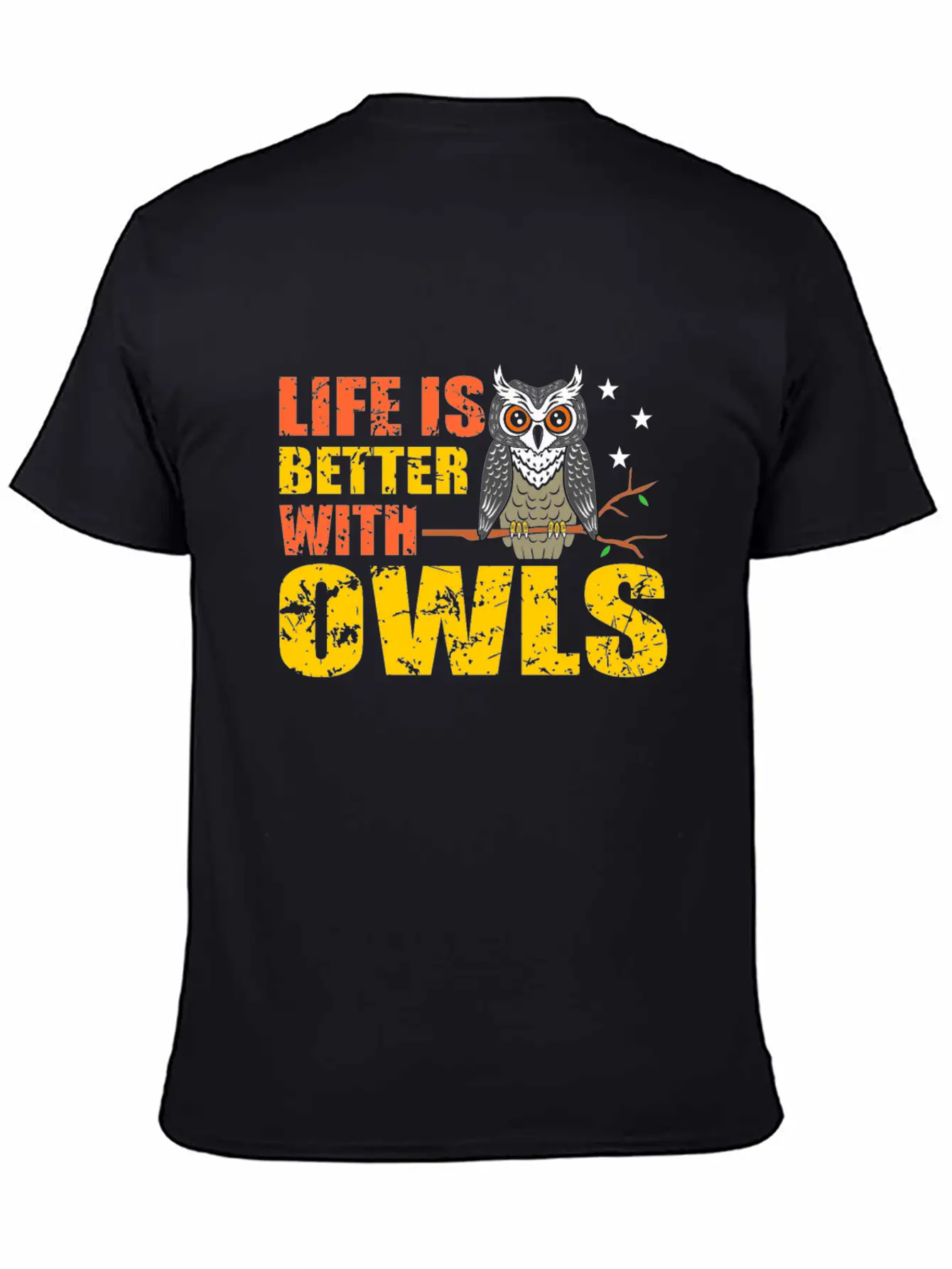Owl Classic Cotton Tee – Unisex Comfort For Any Season