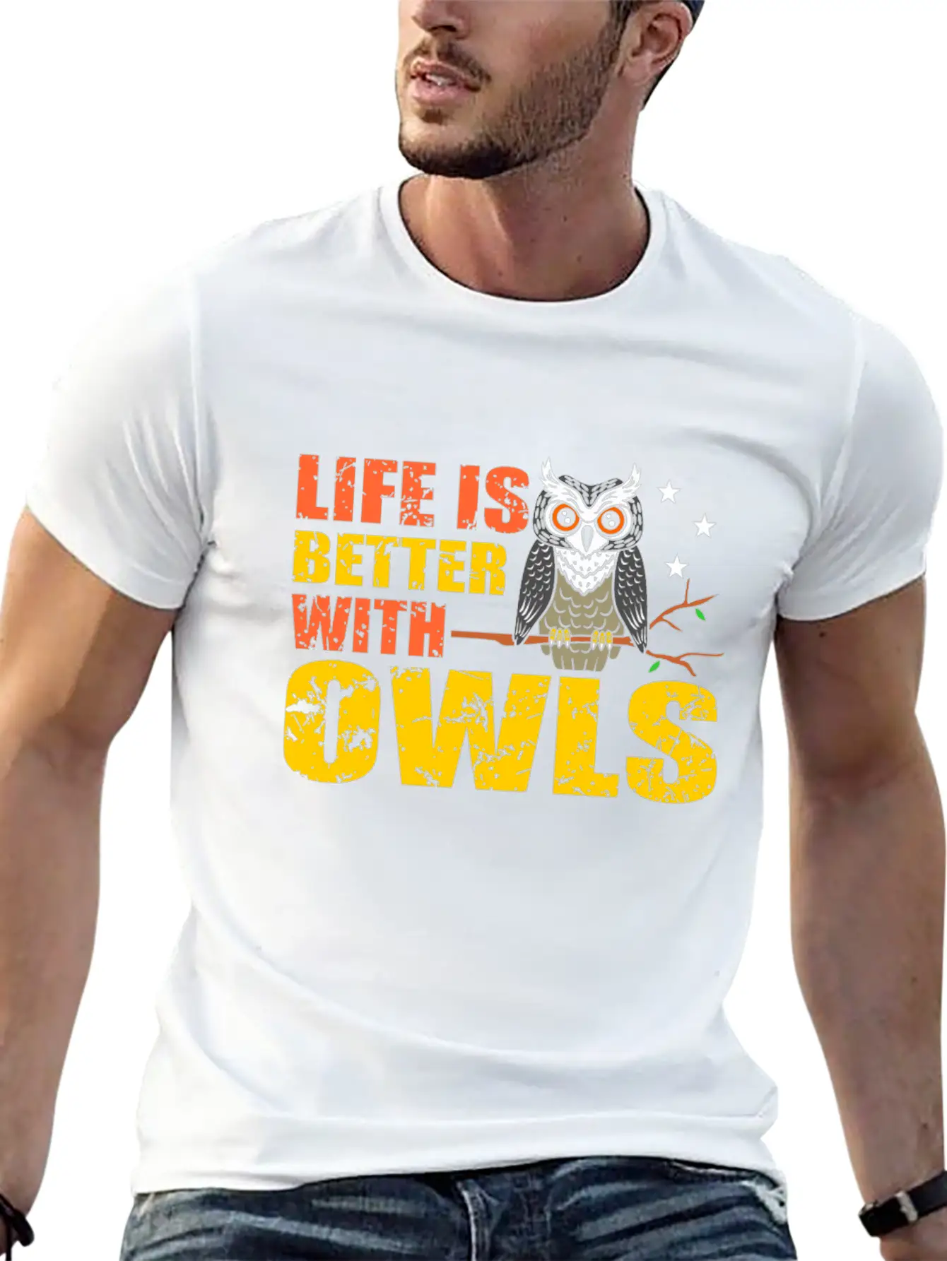 Owl Classic Cotton Tee – Unisex Comfort For Any Season