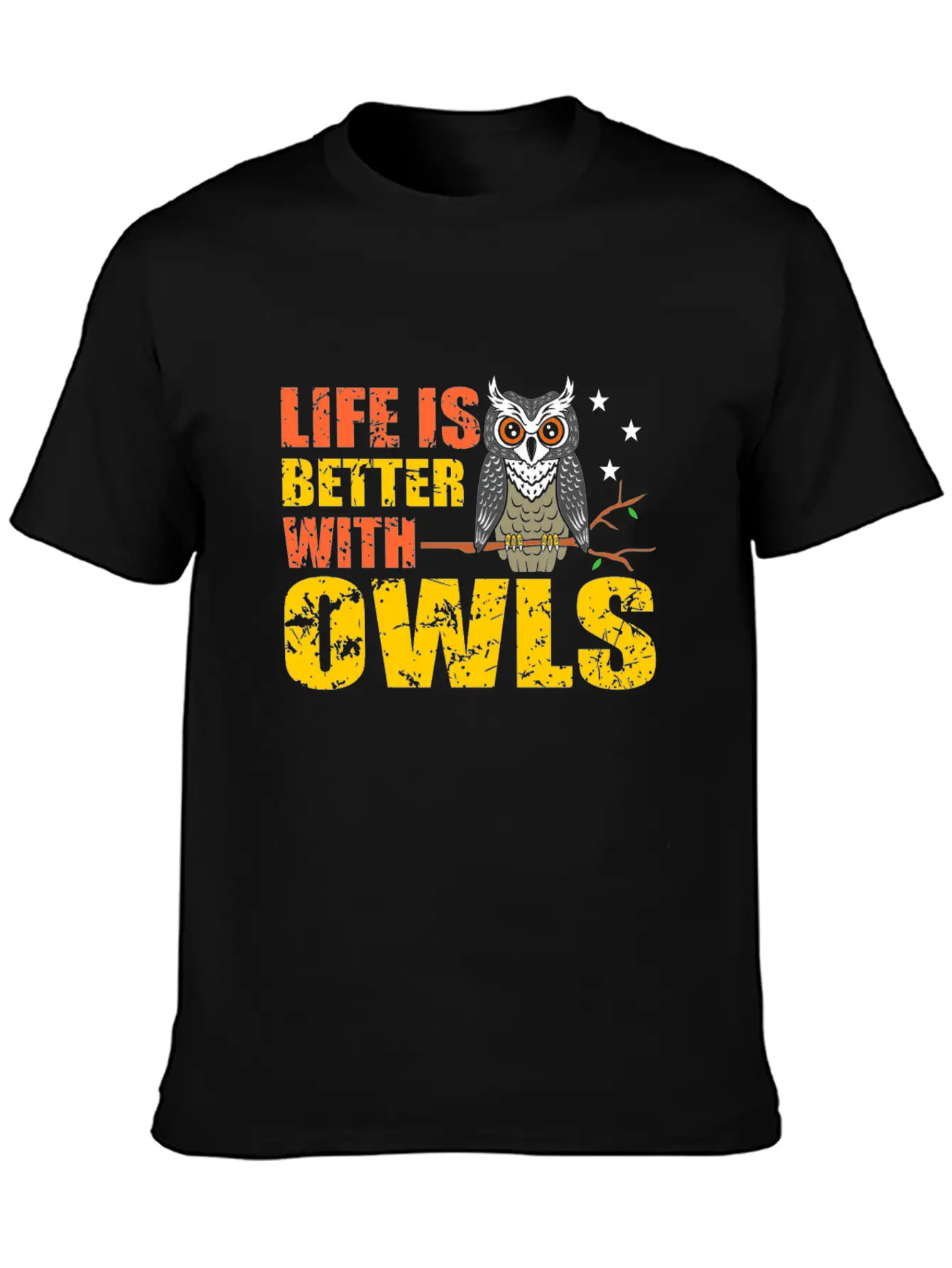 Owl Classic Cotton Tee – Unisex Comfort For Any Season