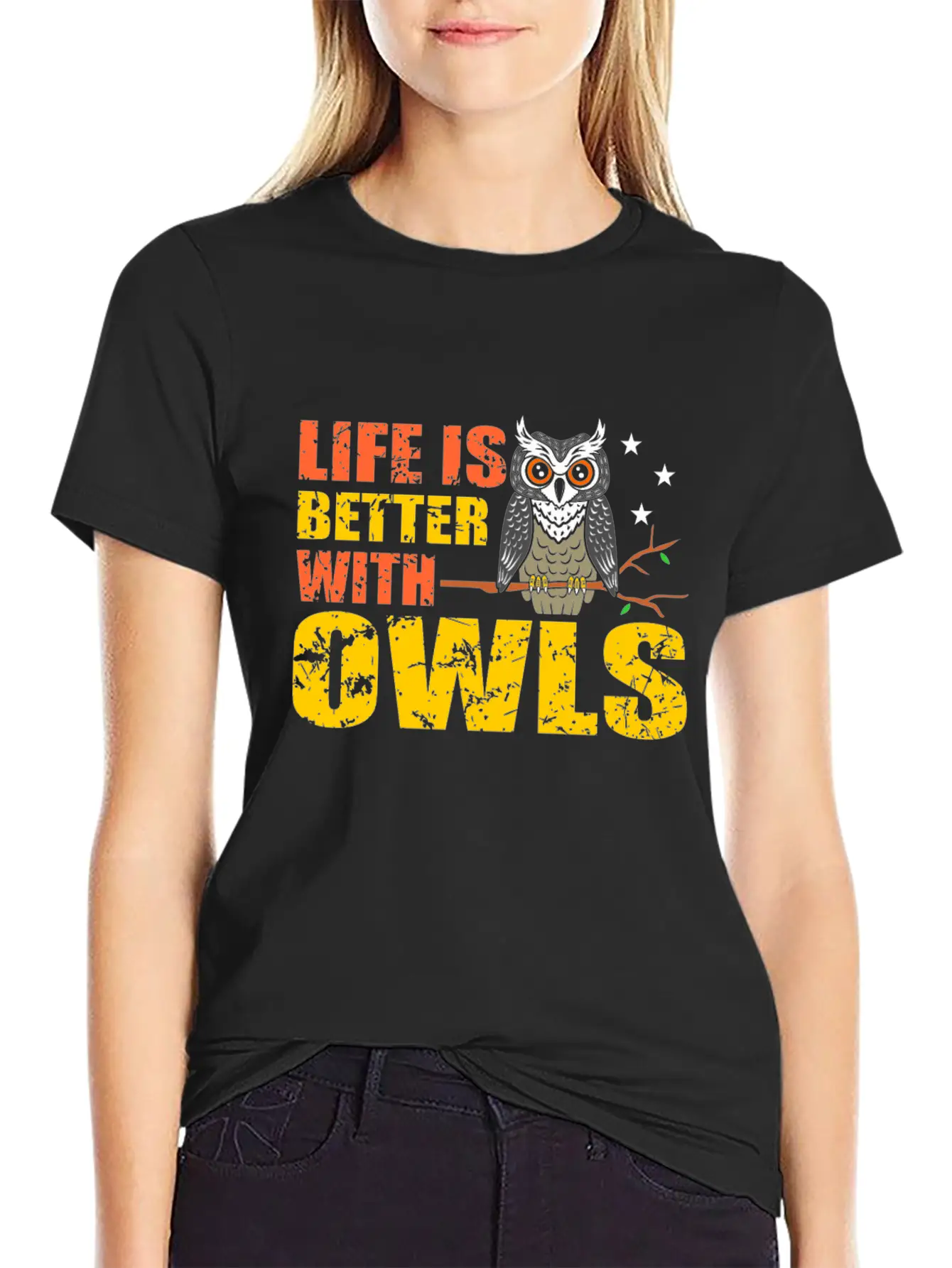 Owl Classic Cotton Tee – Unisex Comfort For Any Season