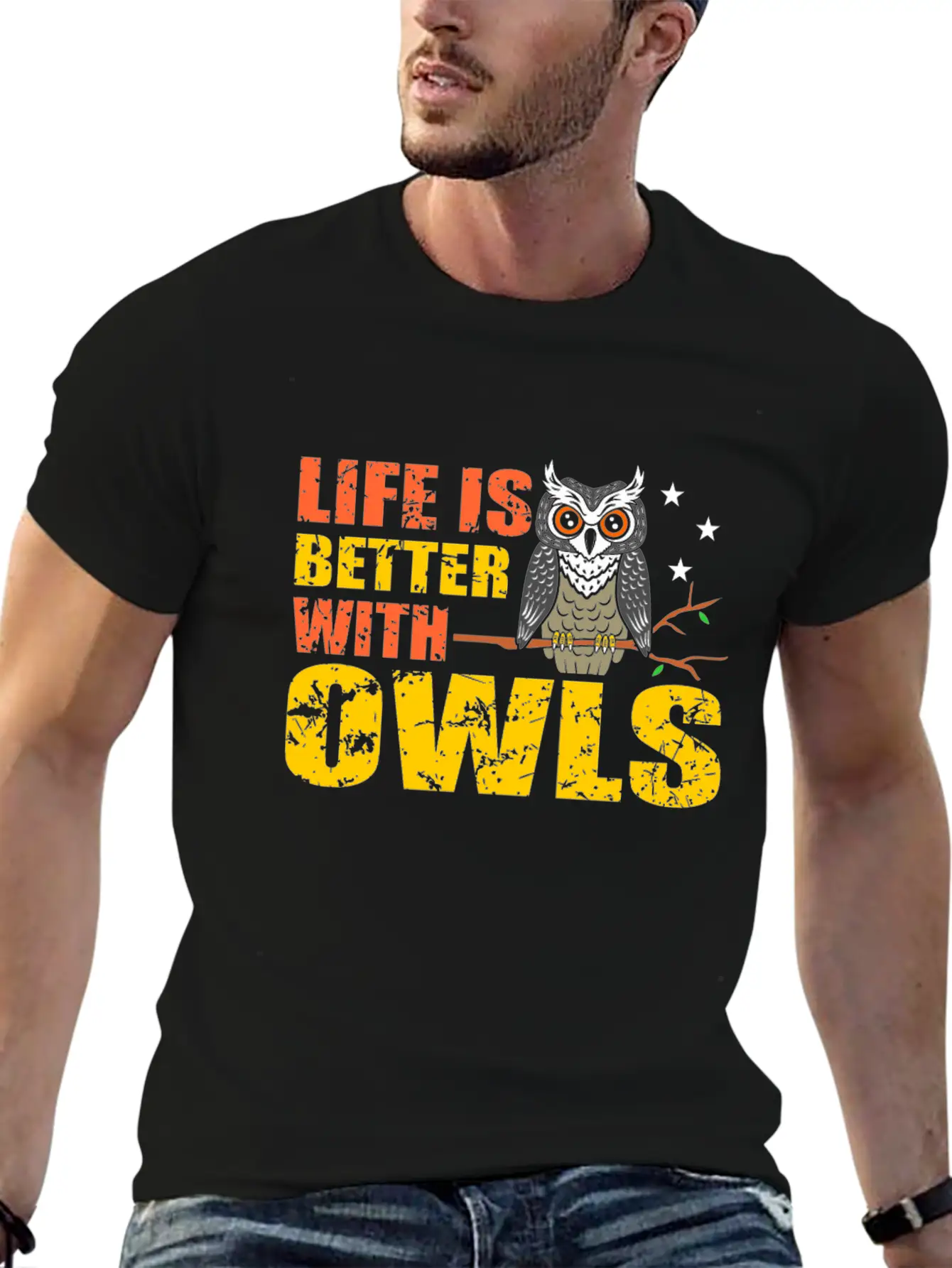 Owl Classic Cotton Tee – Unisex Comfort For Any Season