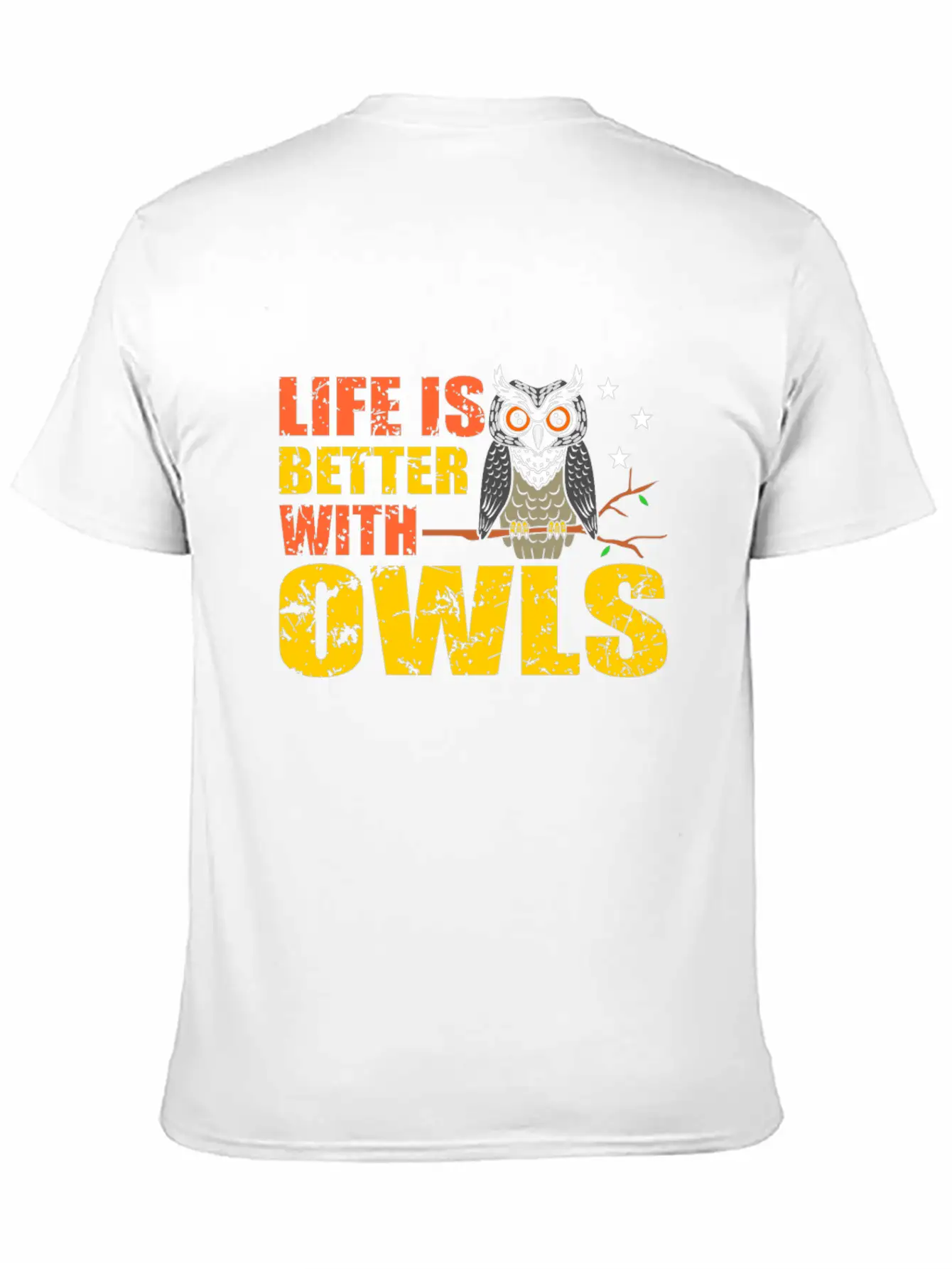 Owl Classic Cotton Tee – Unisex Comfort For Any Season