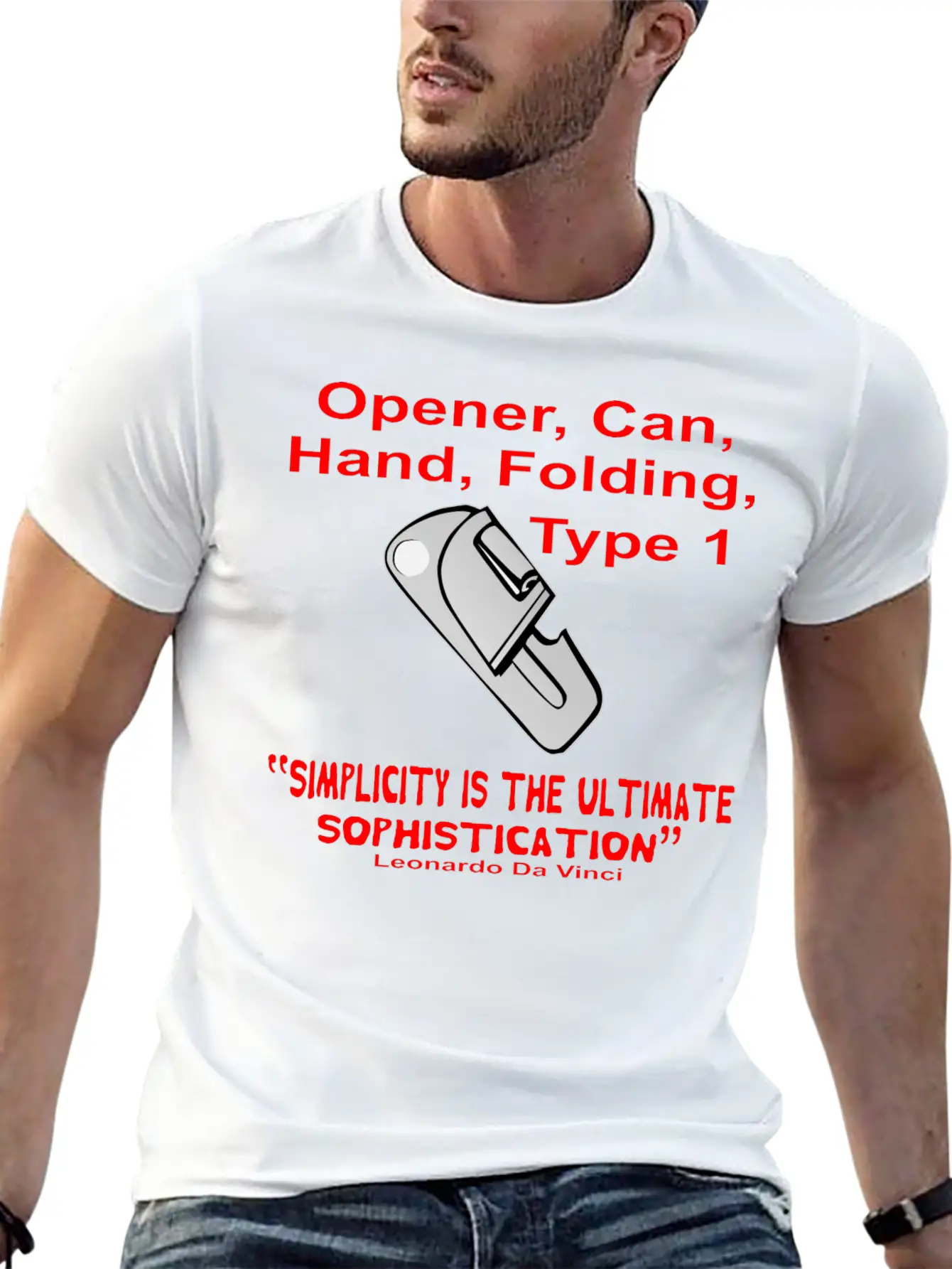 P-38 Simplicity Is The Ultimate Sophistication © Casual Graphic T-Shirt – Simple And Comfortable Daily Wear