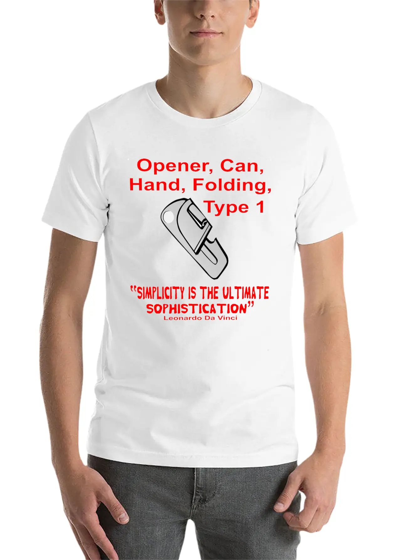 P-38 Simplicity Is The Ultimate Sophistication © Casual Graphic T-Shirt – Simple And Comfortable Daily Wear