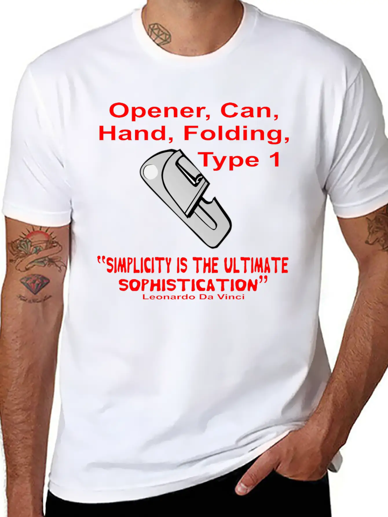P-38 Simplicity Is The Ultimate Sophistication © Casual Graphic T-Shirt – Simple And Comfortable Daily Wear
