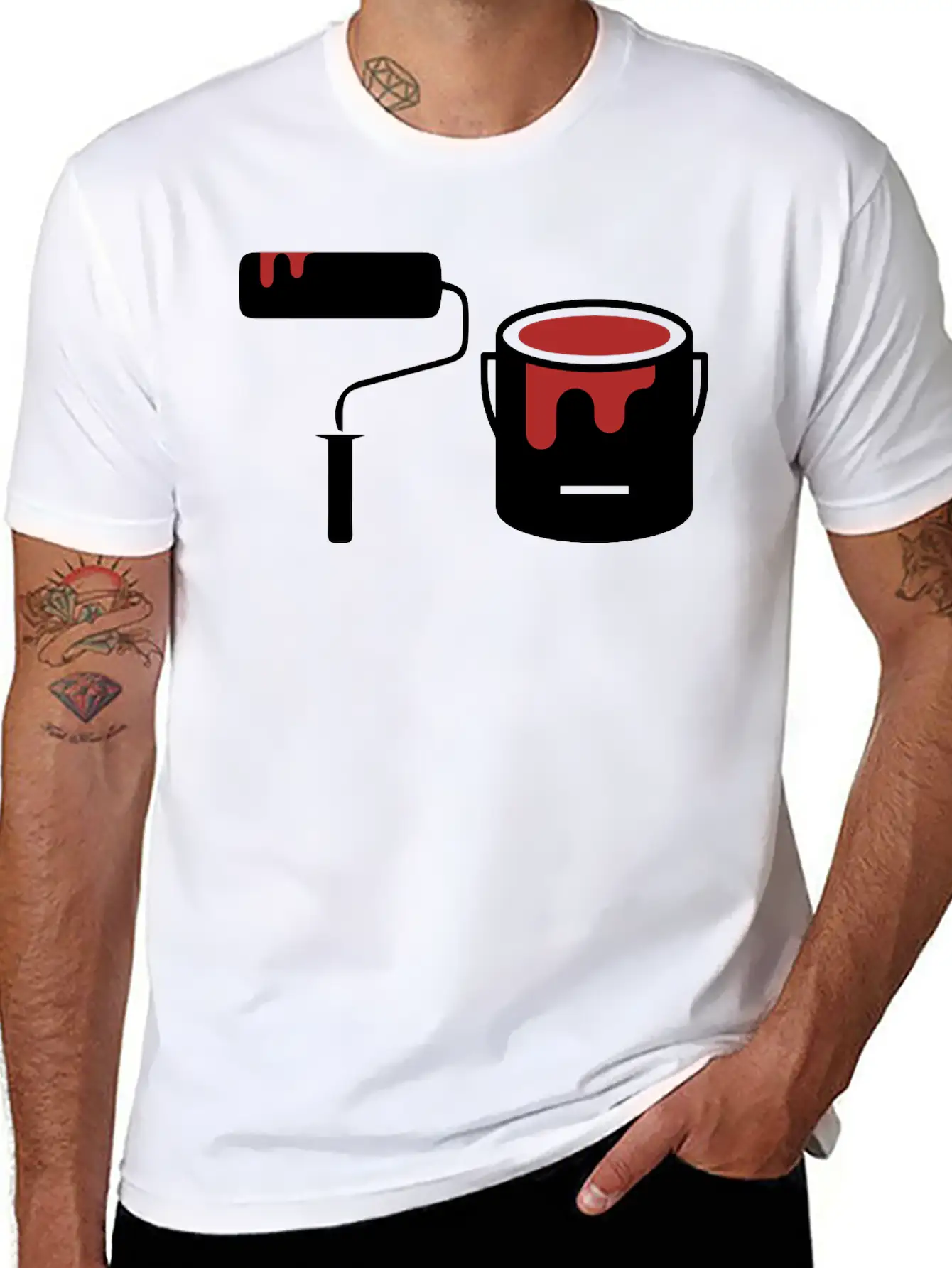 Paint Essential Unisex Summer Tee – Soft Cotton Casual Fit
