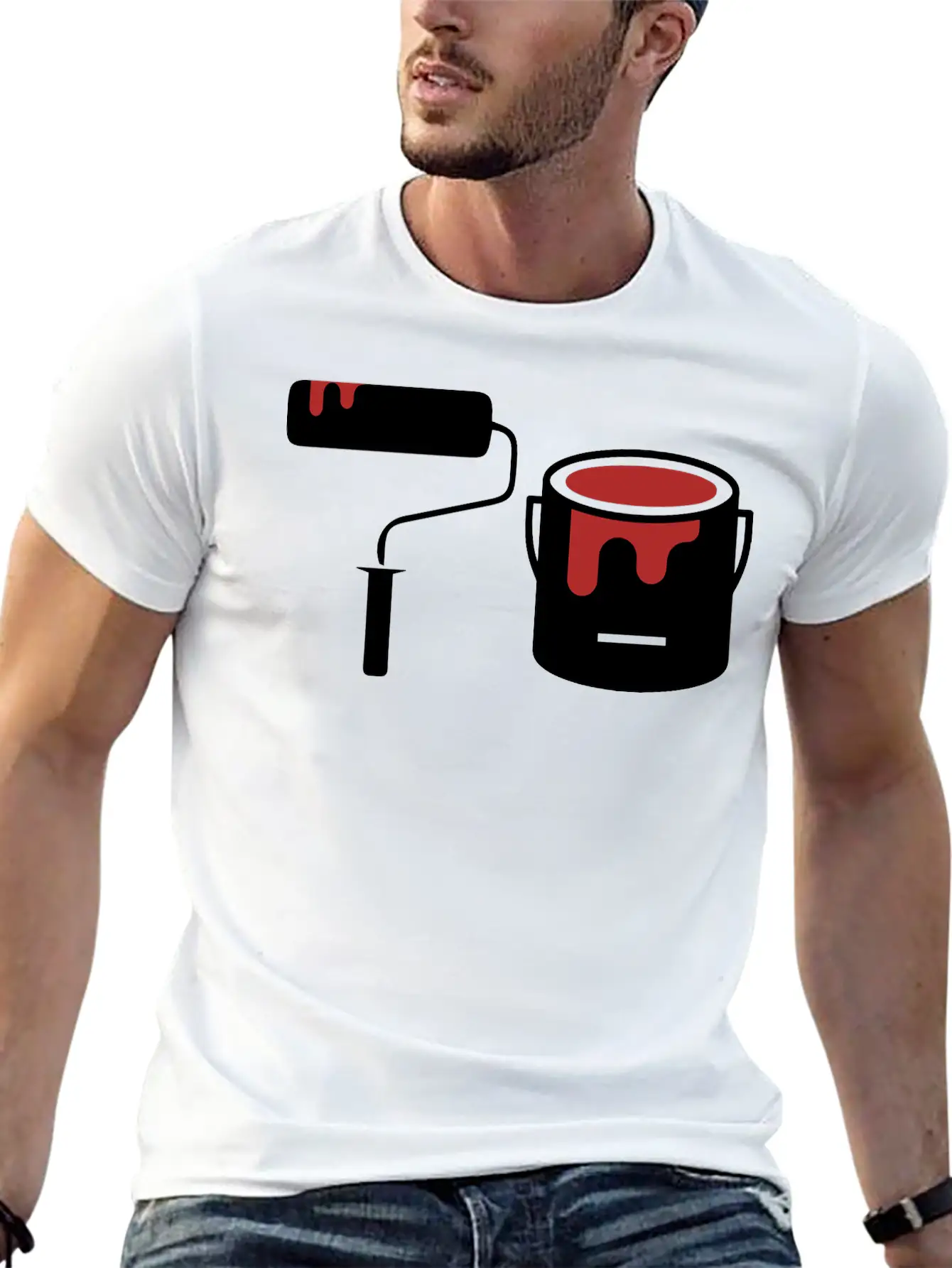 Paint Essential Unisex Summer Tee – Soft Cotton Casual Fit