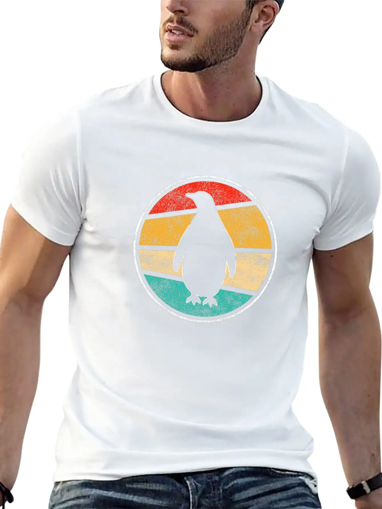 Penguin Retro Classic Cotton Tee – Unisex Comfort For Any Season