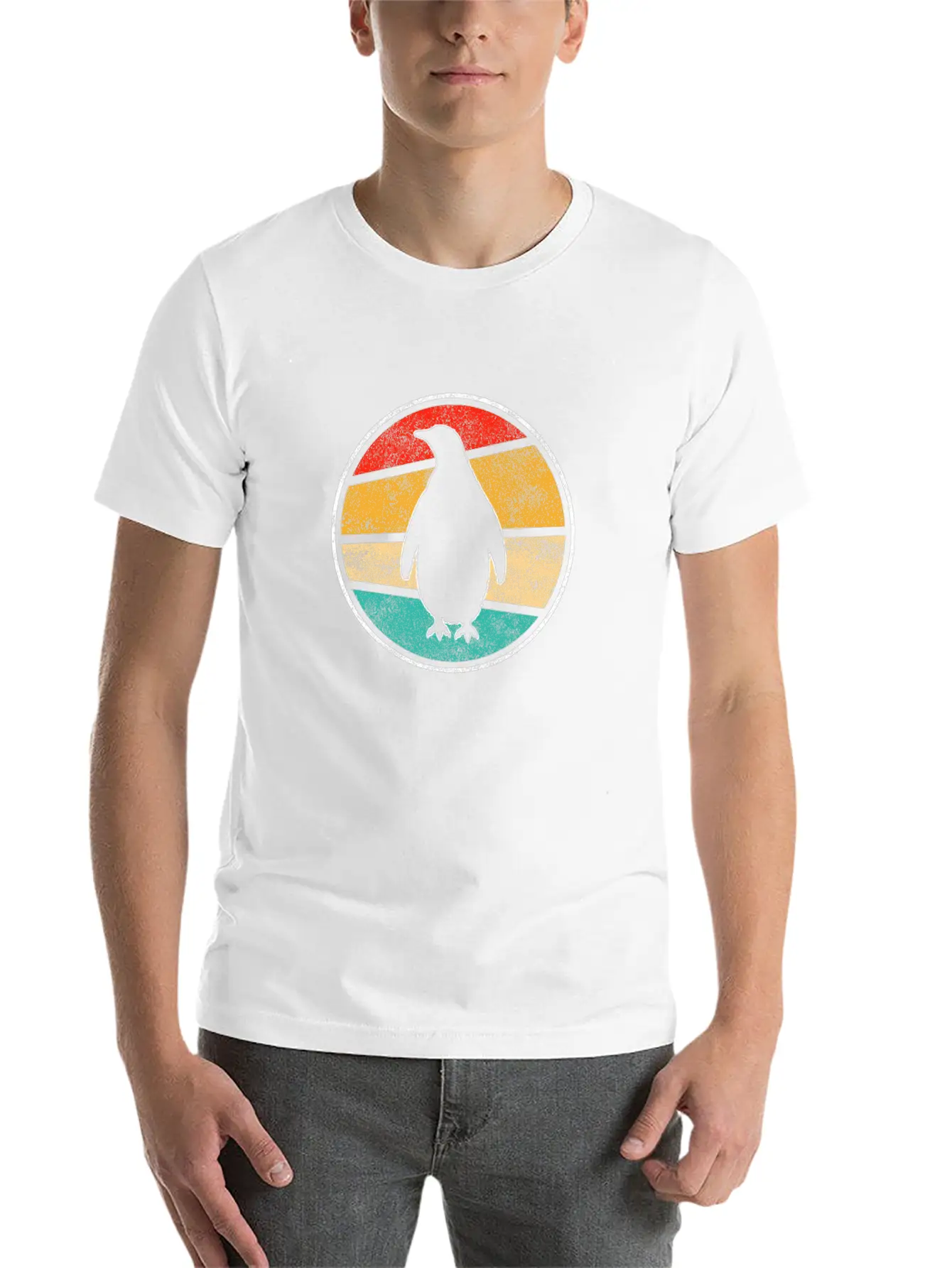 Penguin Retro Classic Cotton Tee – Unisex Comfort For Any Season
