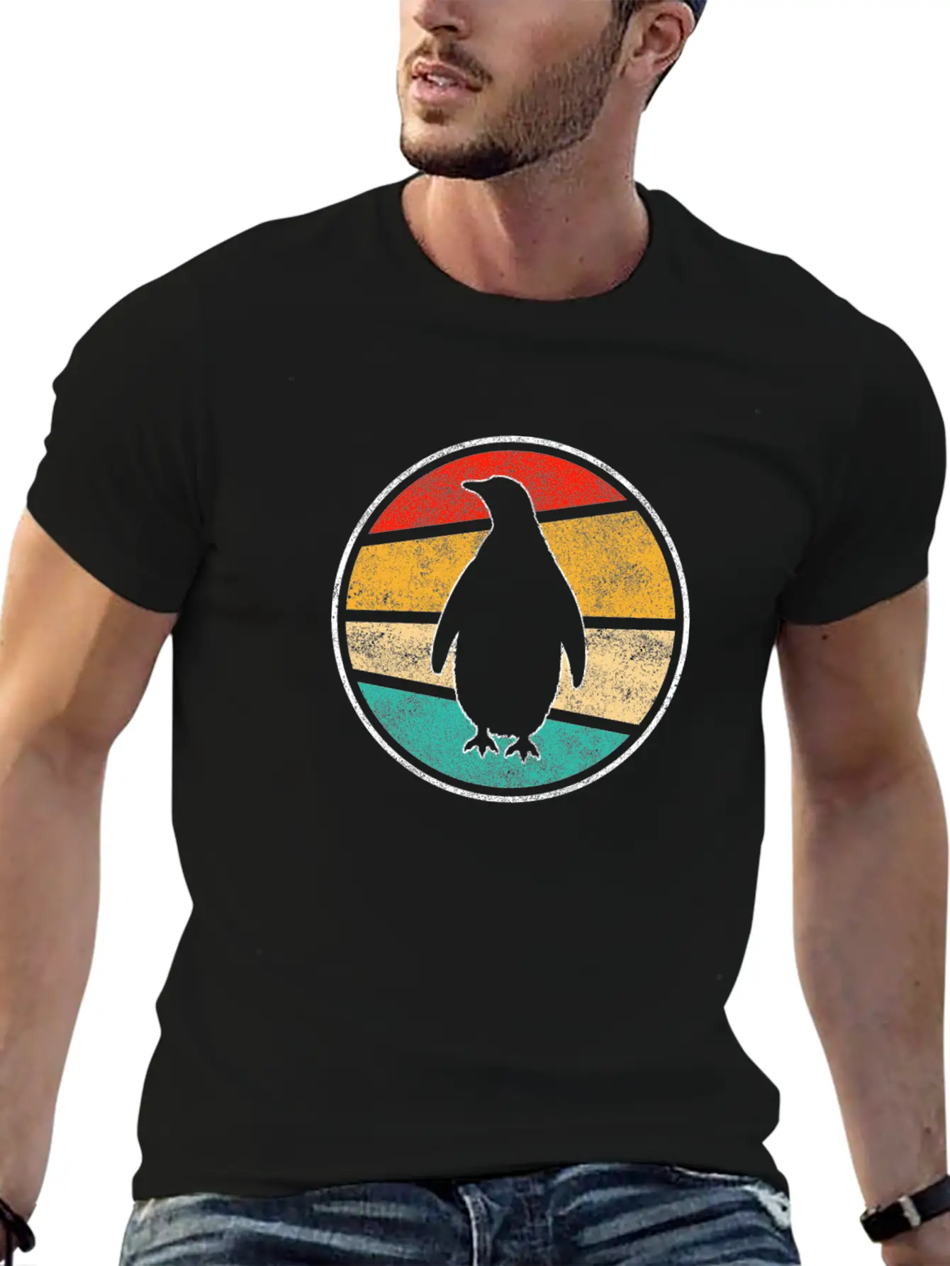 Penguin Retro Classic Cotton Tee – Unisex Comfort For Any Season