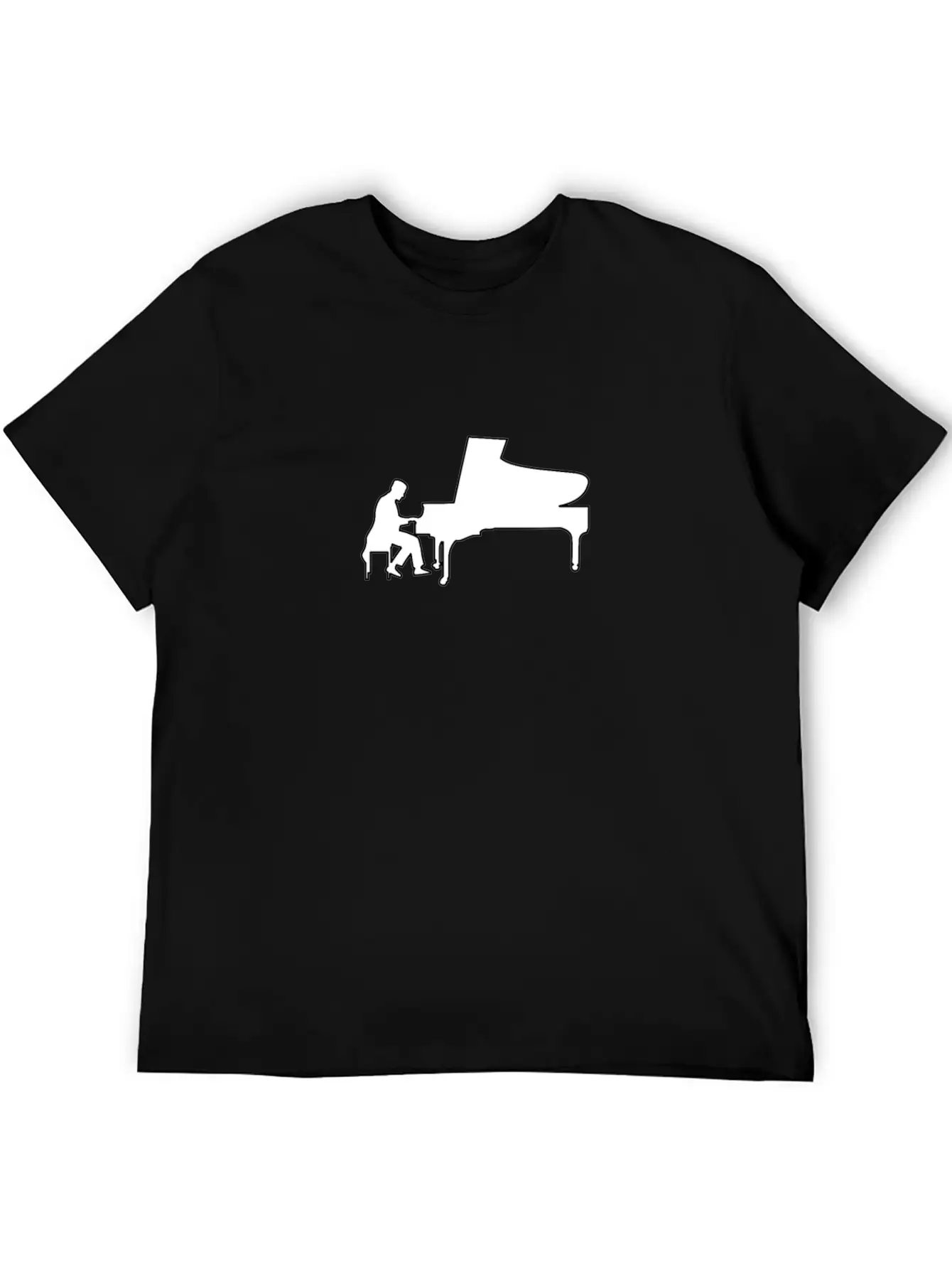 Piano Piano Pianist Musician Casual Graphic T-Shirt – Simple And Comfortable Daily Wear