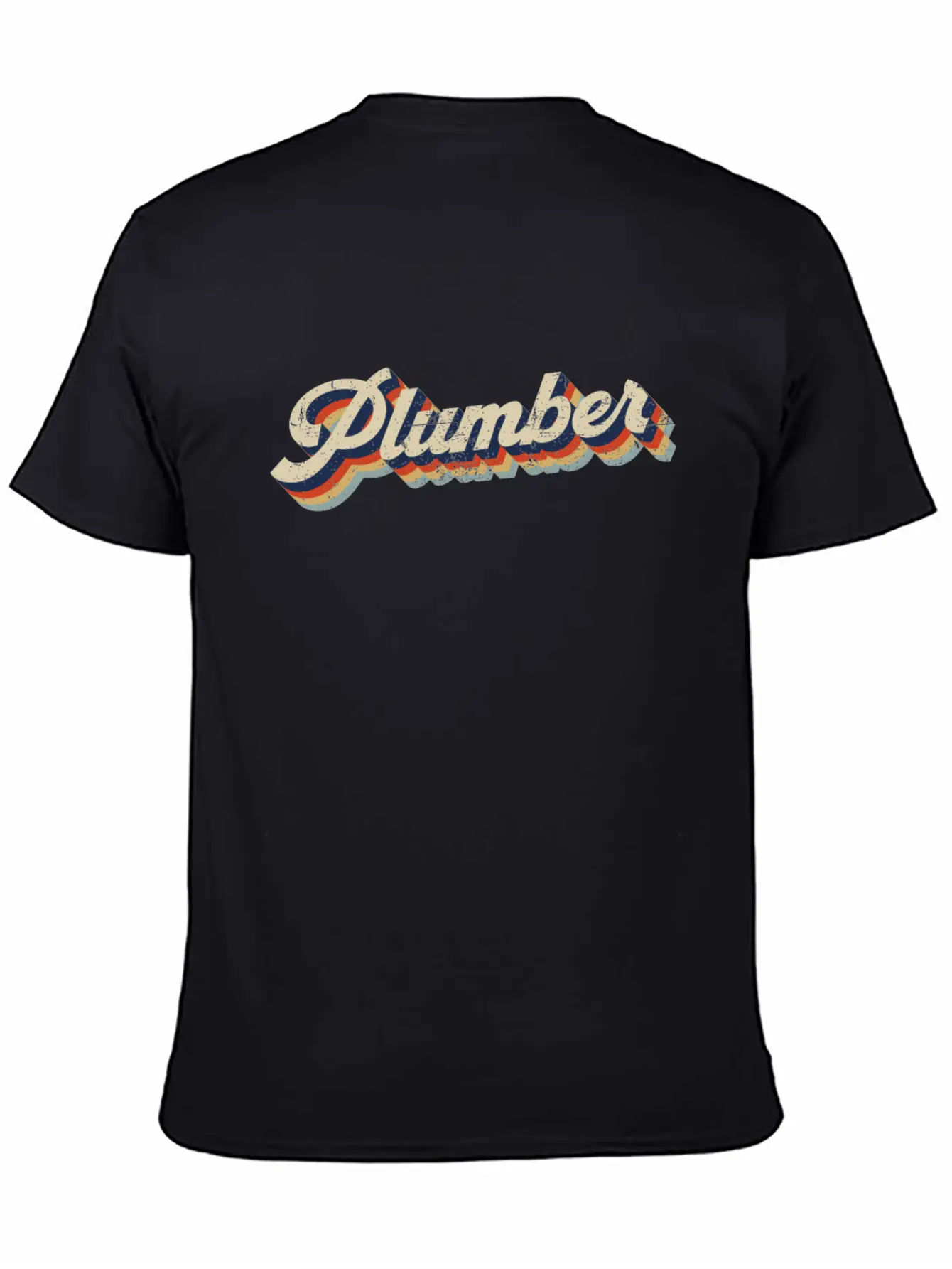 Plumbing Plumber Retro Vintage Casual Graphic T-Shirt – Simple And Comfortable Daily Wear
