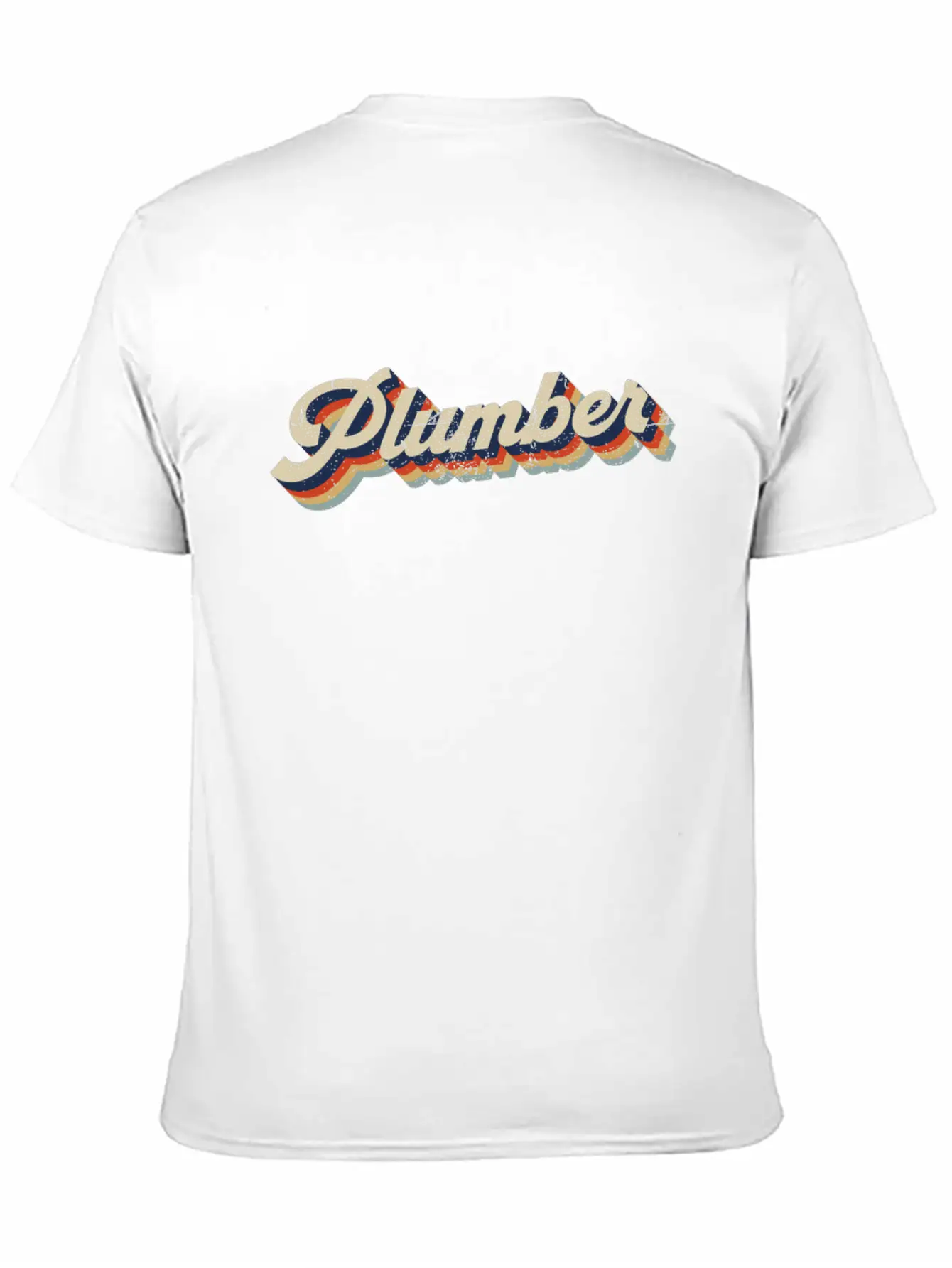 Plumbing Plumber Retro Vintage Casual Graphic T-Shirt – Simple And Comfortable Daily Wear