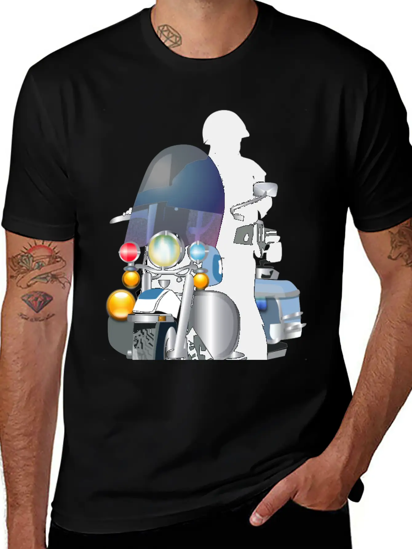 Police Classic Cotton Tee – Unisex Comfort For Any Season