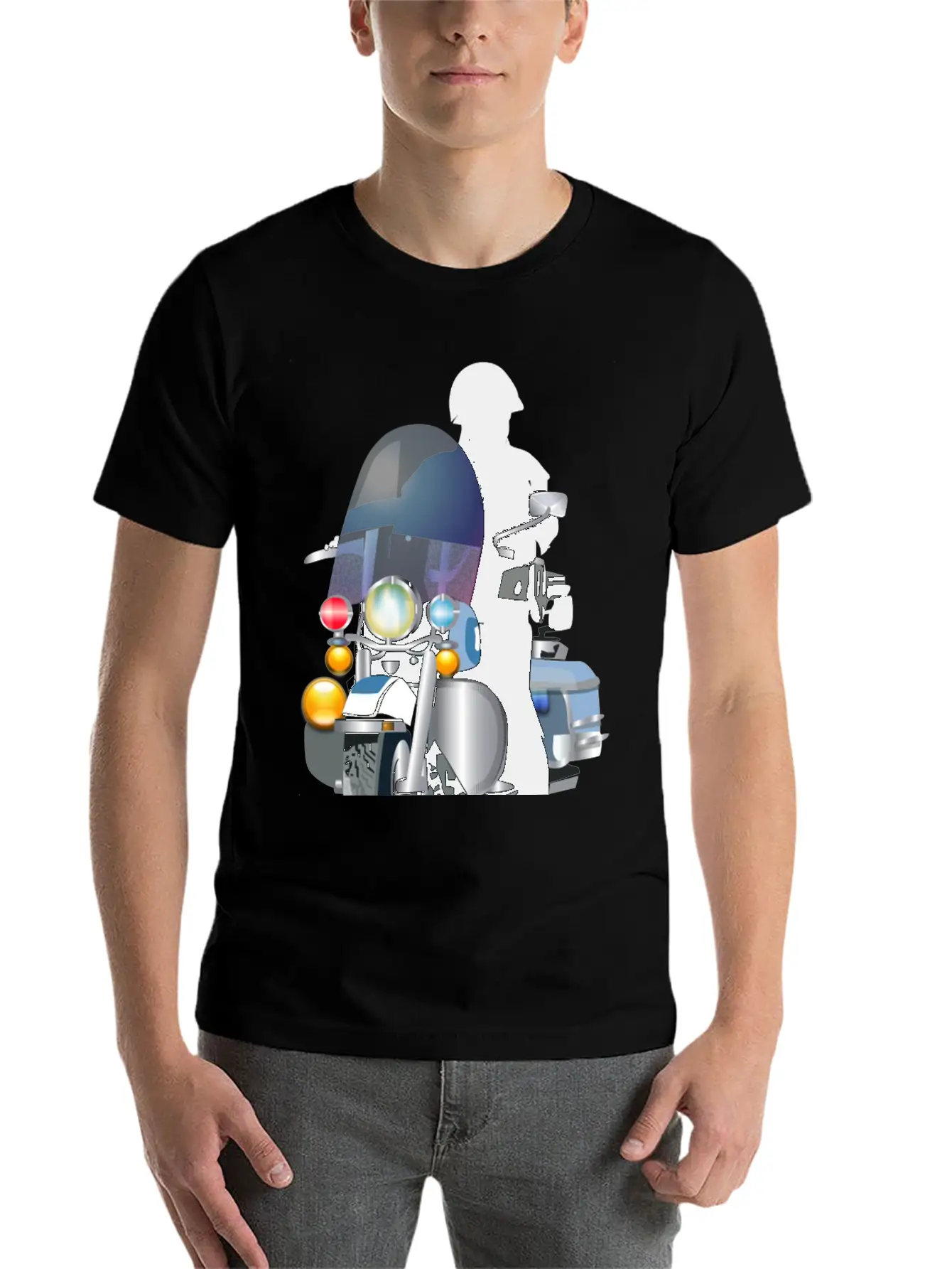 Police Classic Cotton Tee – Unisex Comfort For Any Season