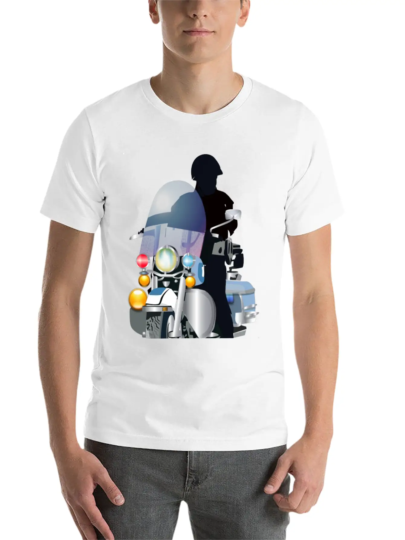 Police Classic Cotton Tee – Unisex Comfort For Any Season