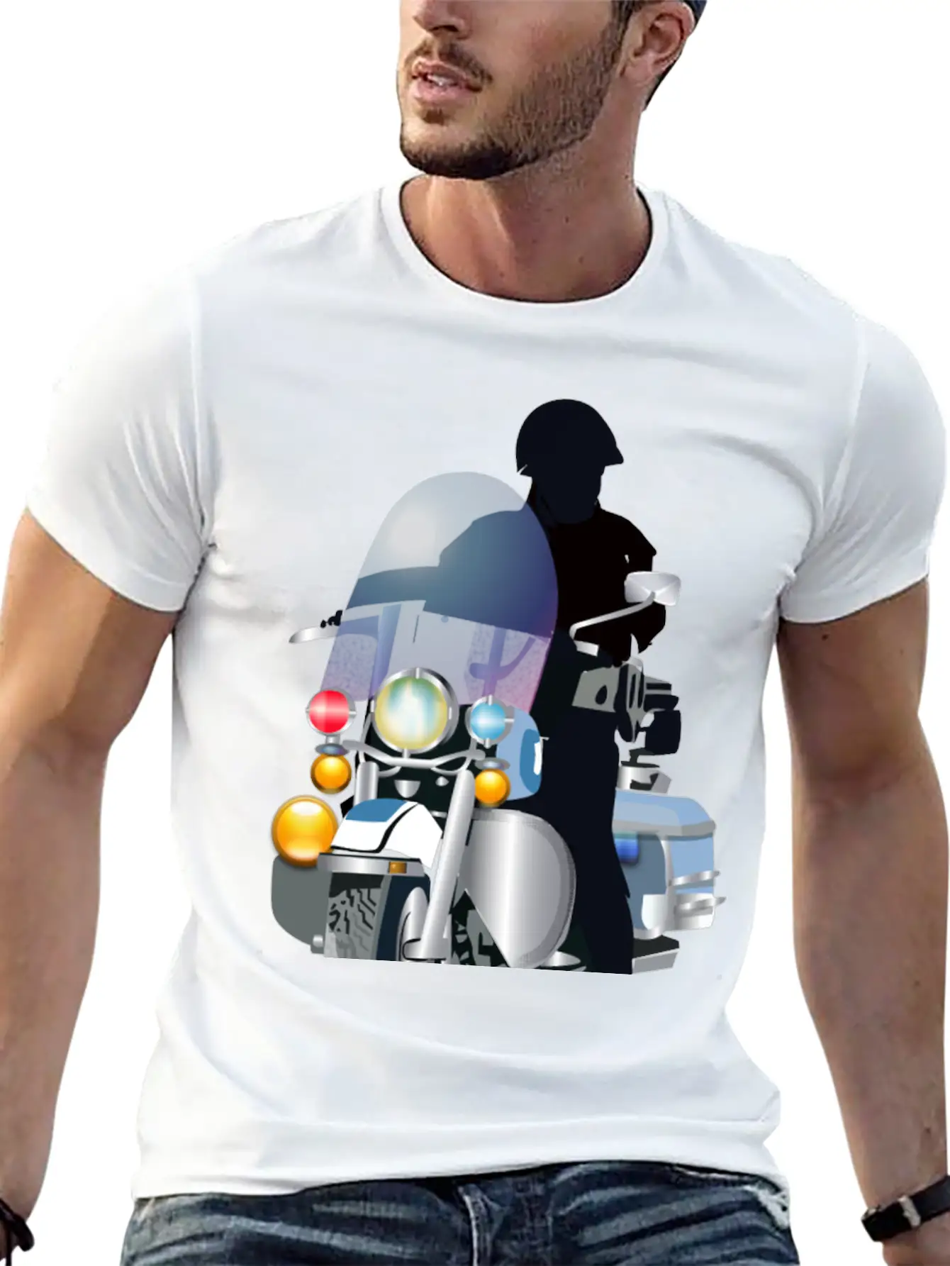 Police Classic Cotton Tee – Unisex Comfort For Any Season